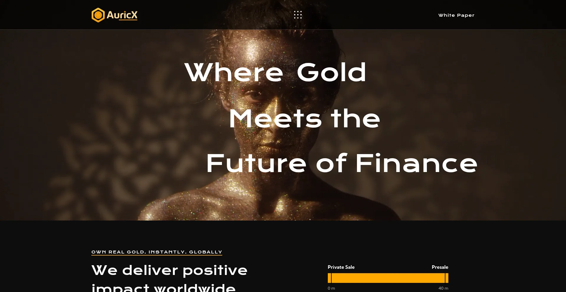 Website screenshot of Auricx-sto.com