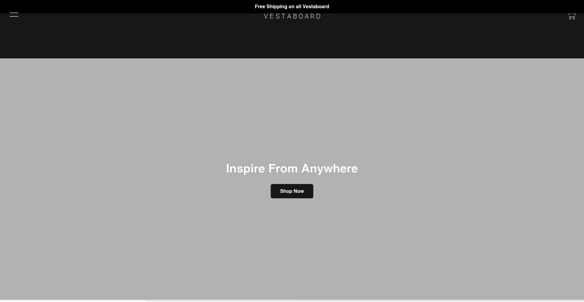 Website screenshot of Australia.vestaboard.com