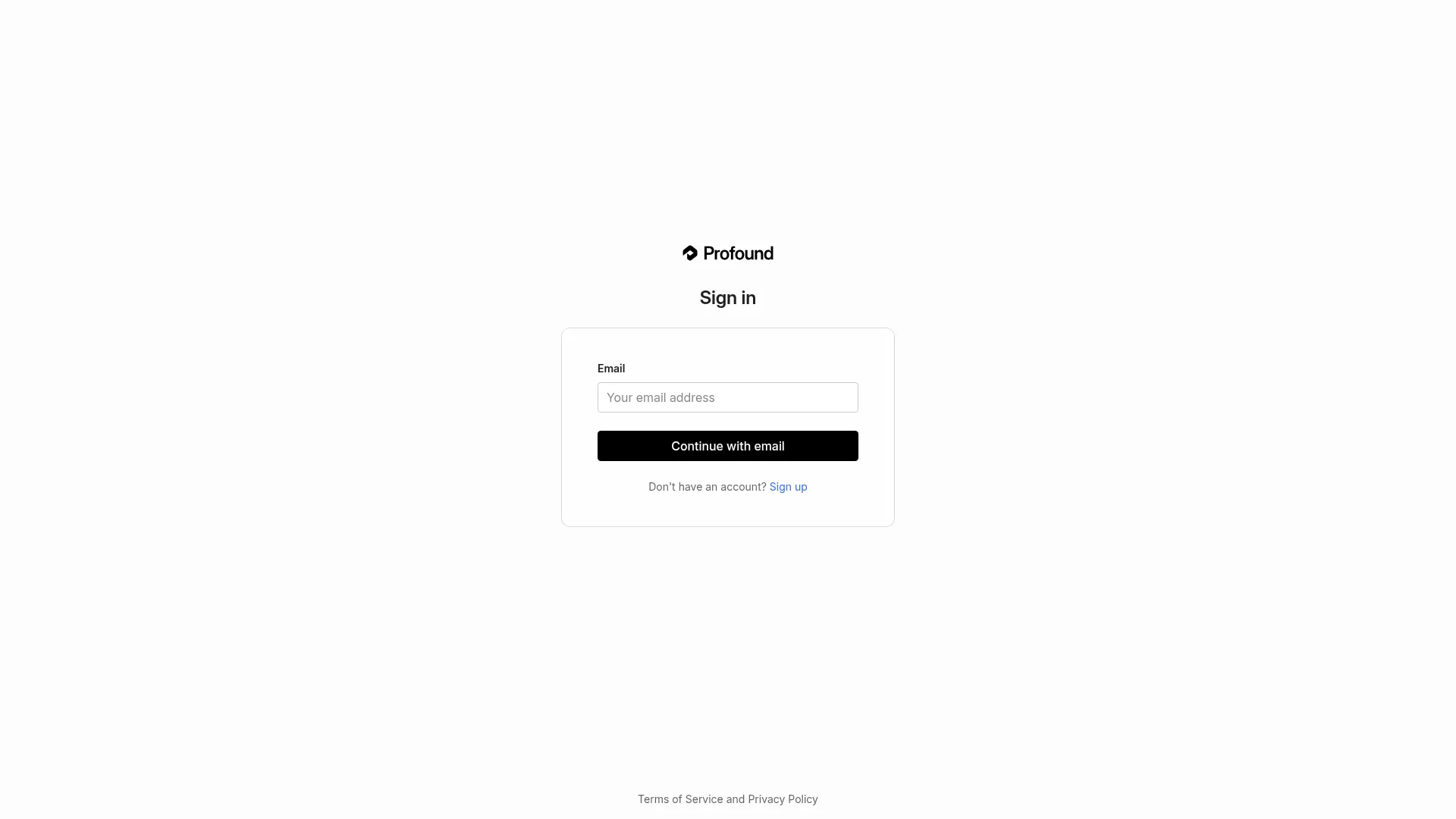 Auth.tryprofound.com