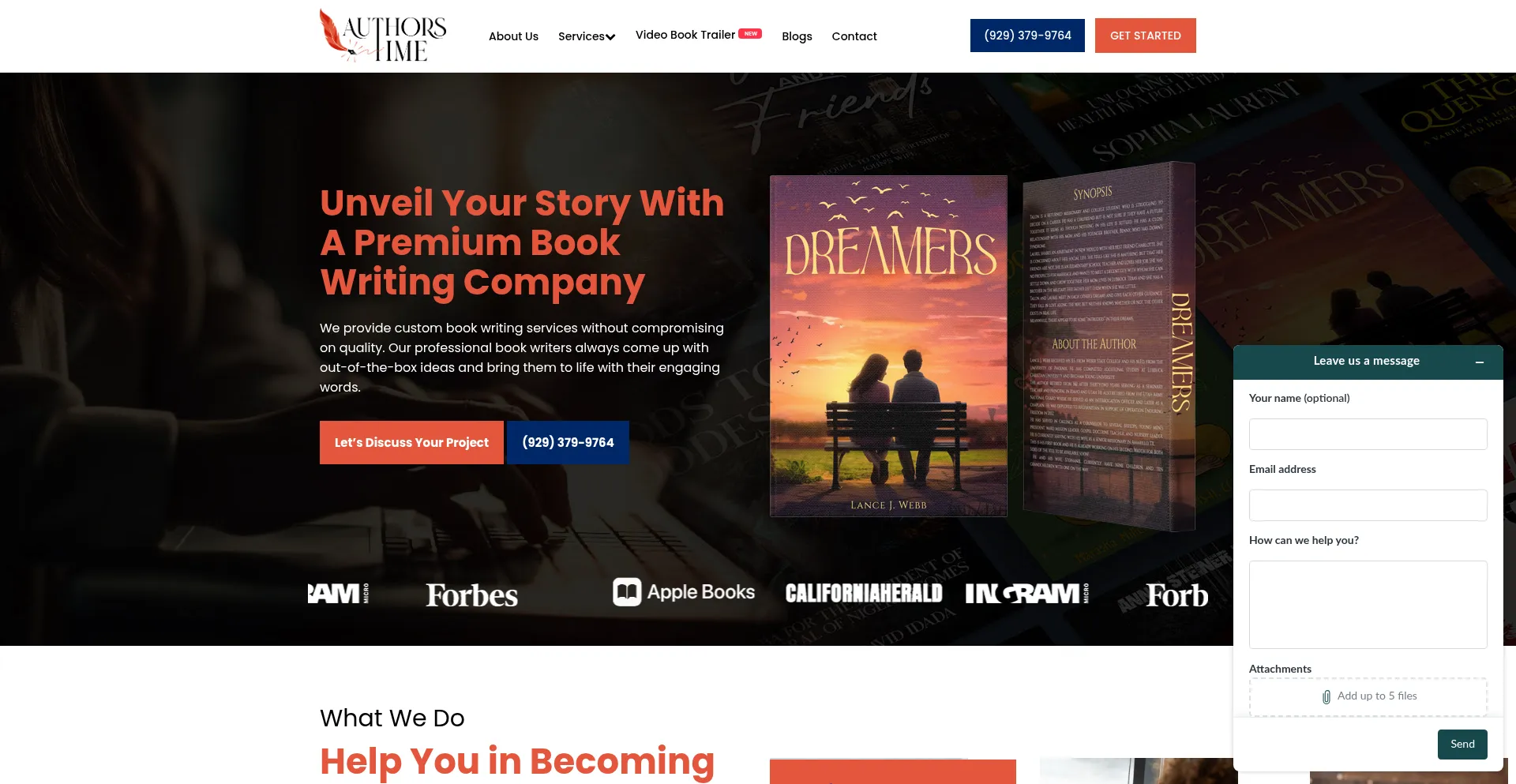 Authorstime.com Screenshot