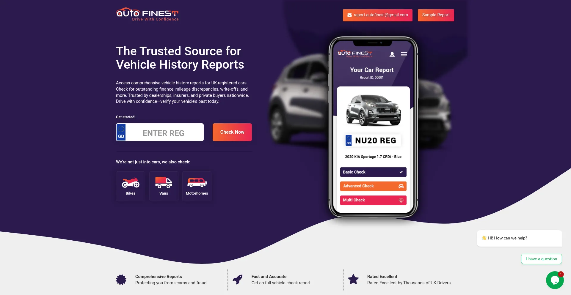 Autofinest.co.uk Screenshot