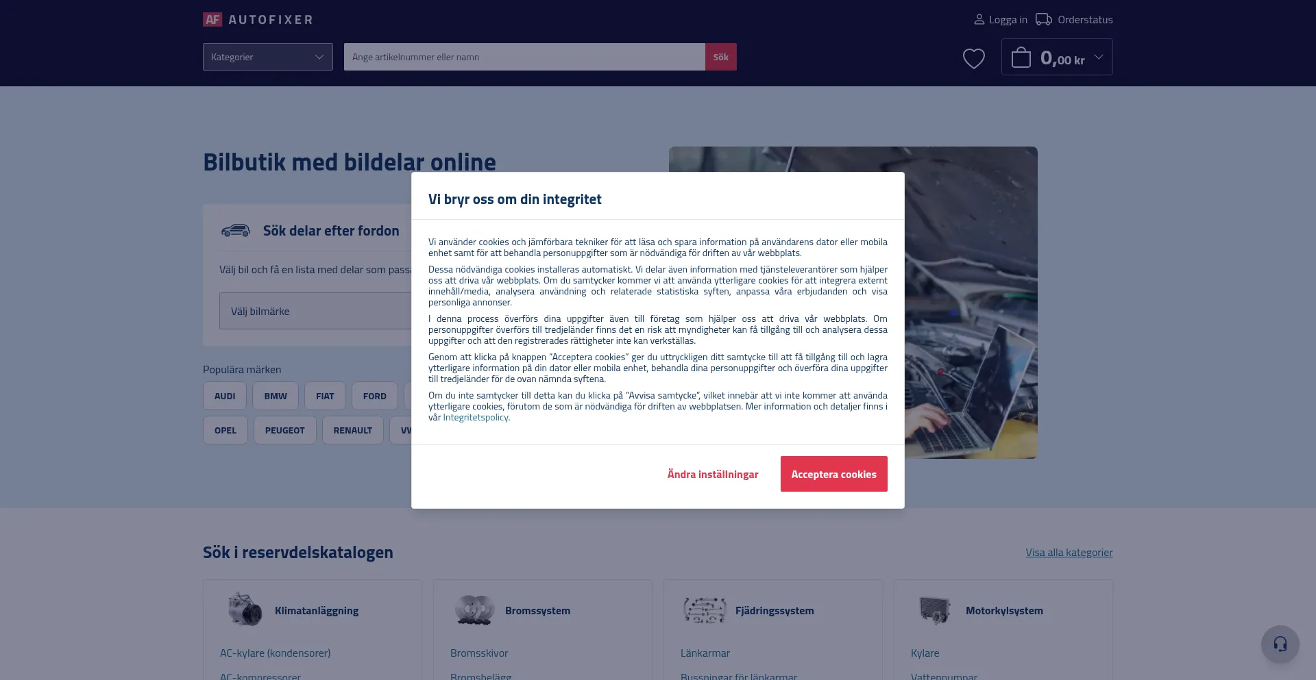 Autofixer.se Screenshot