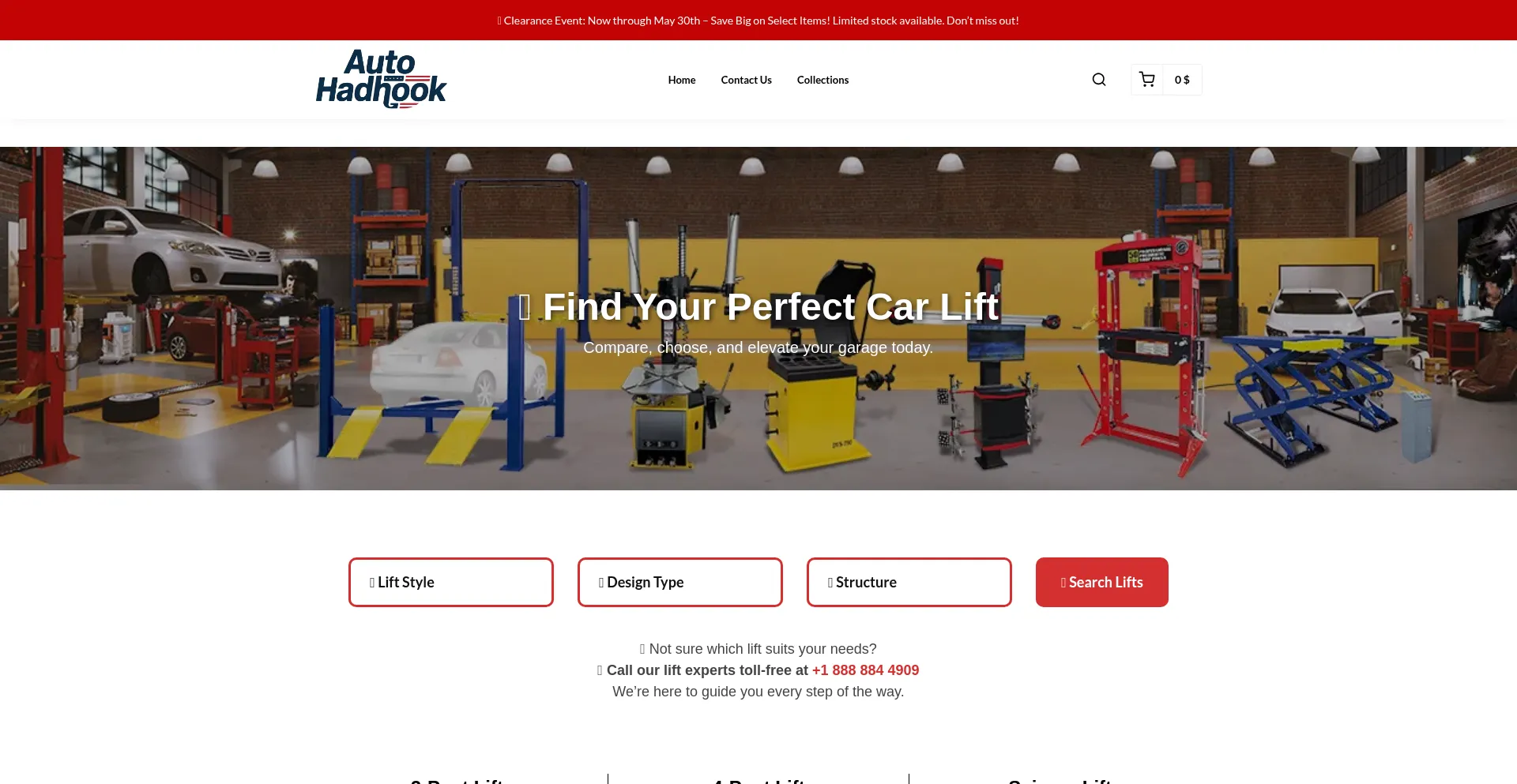 Website screenshot of Autohadhook.com