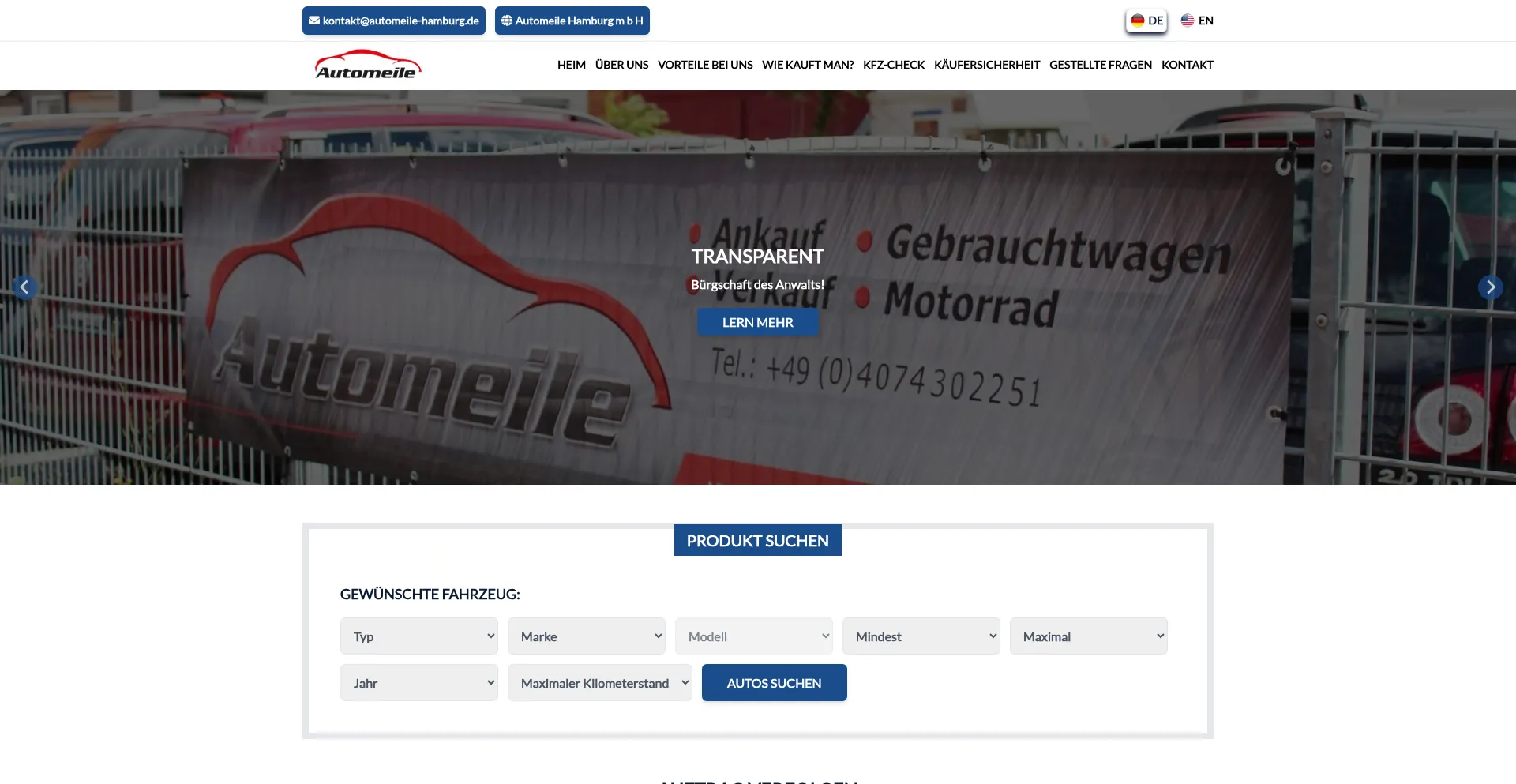 Is Automeile-hamburg.de Safe?