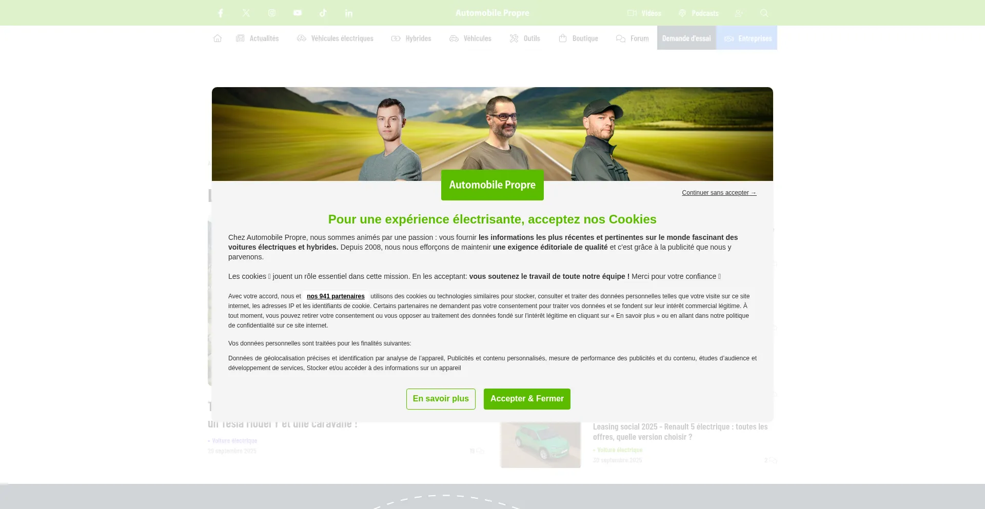Automobile-propre.com Screenshot