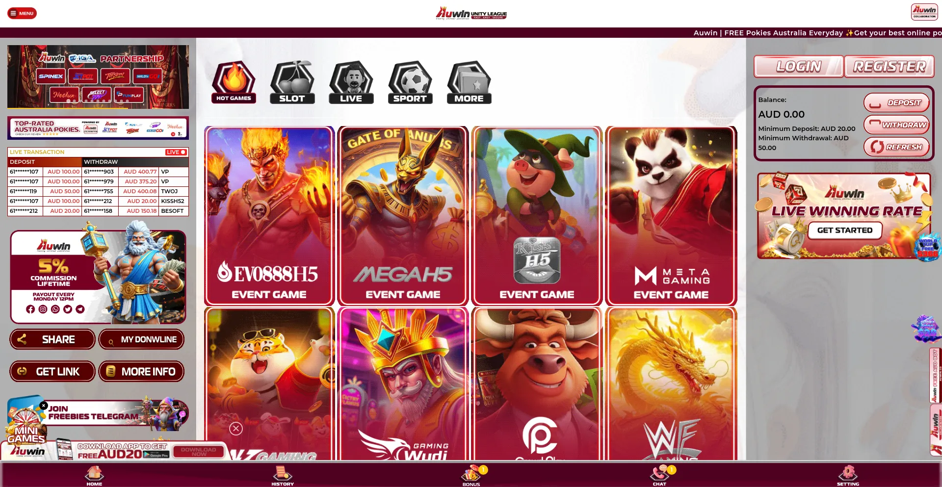 Auwinpokies.com