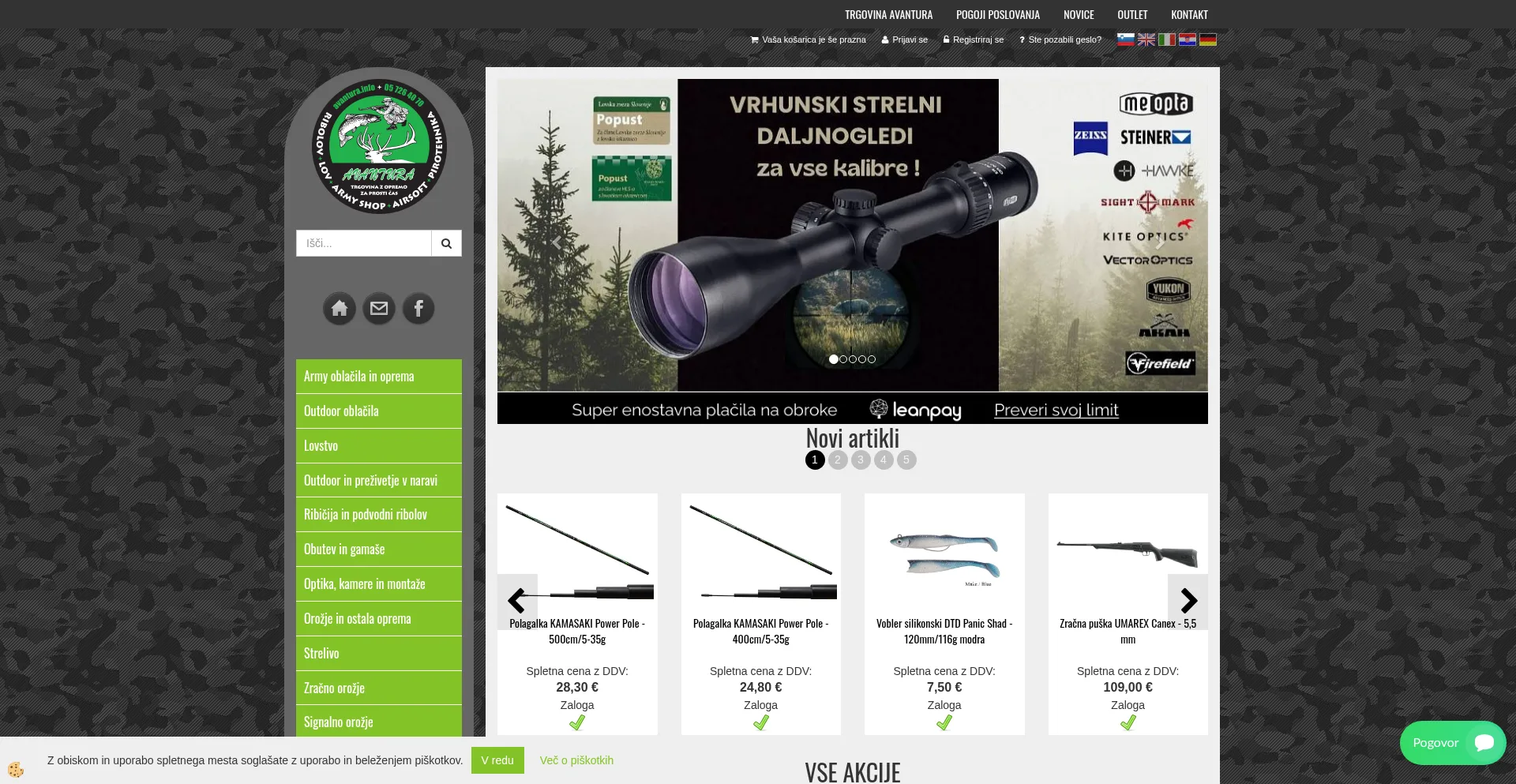 Avantura.info Screenshot