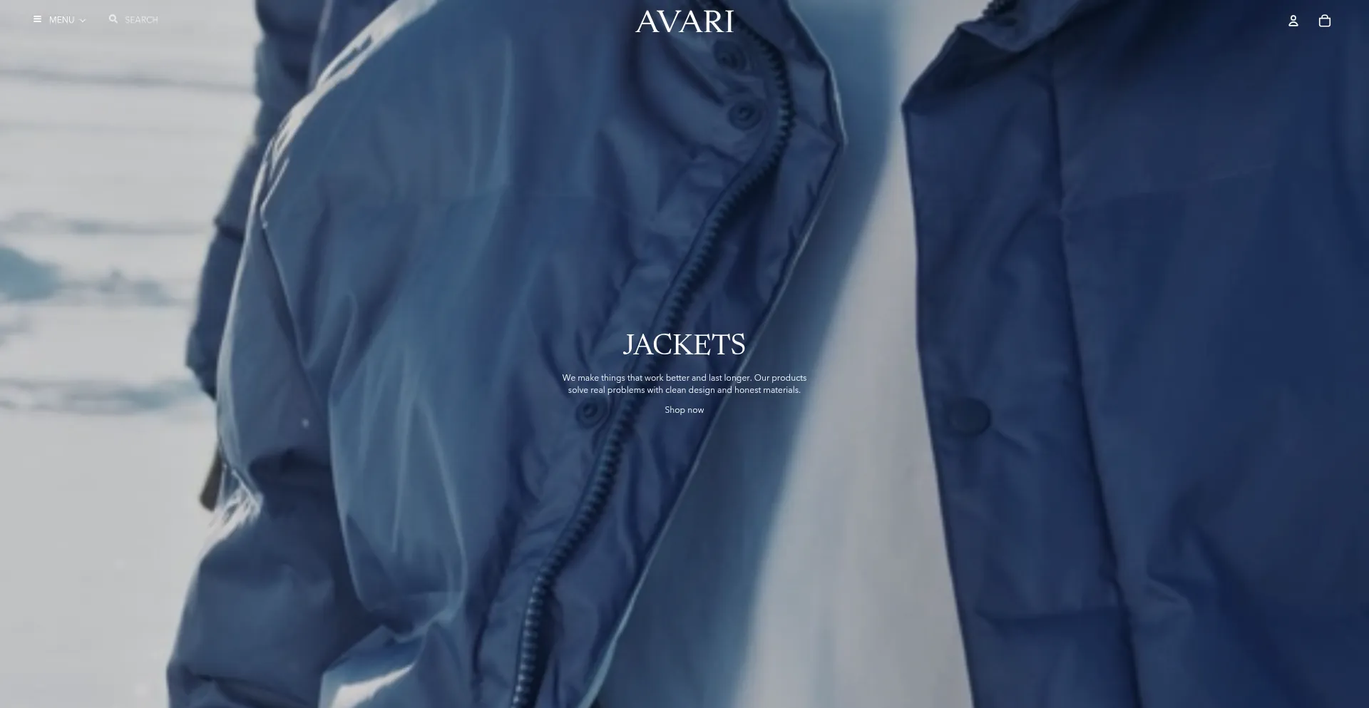 Website screenshot of Avarivault.com