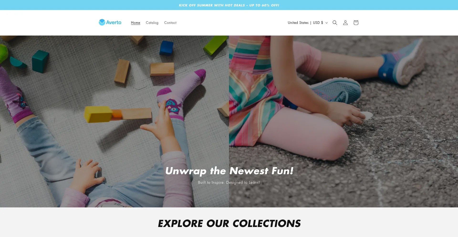 Website screenshot of Avertoshop.com