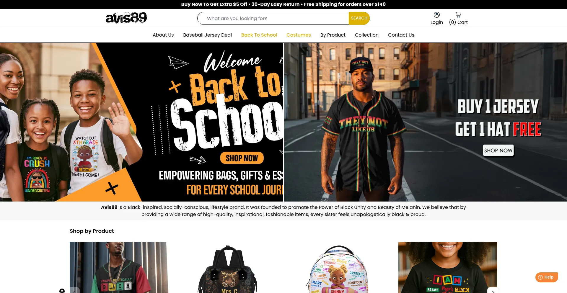 Website screenshot of Avis89.com