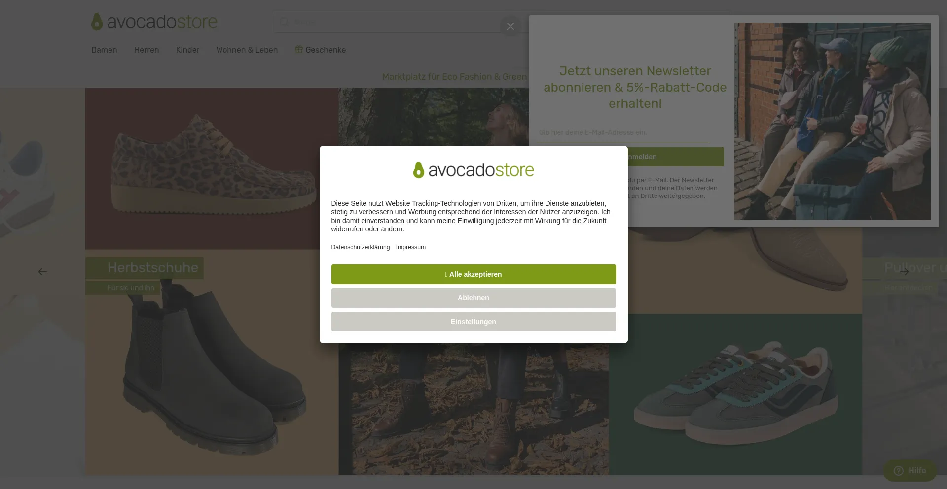 Avocadostore.de Screenshot