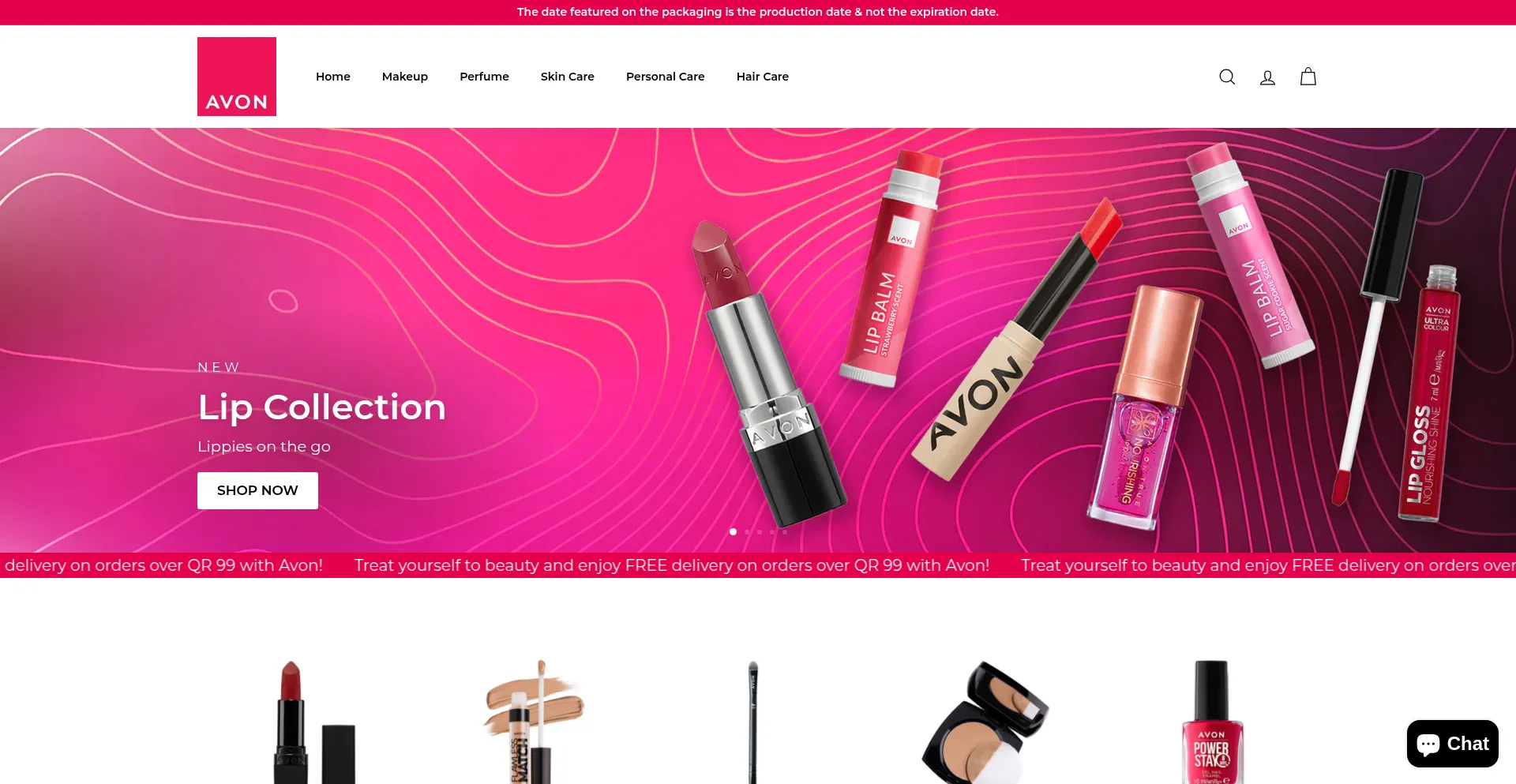 Avon-qatar.com Screenshot