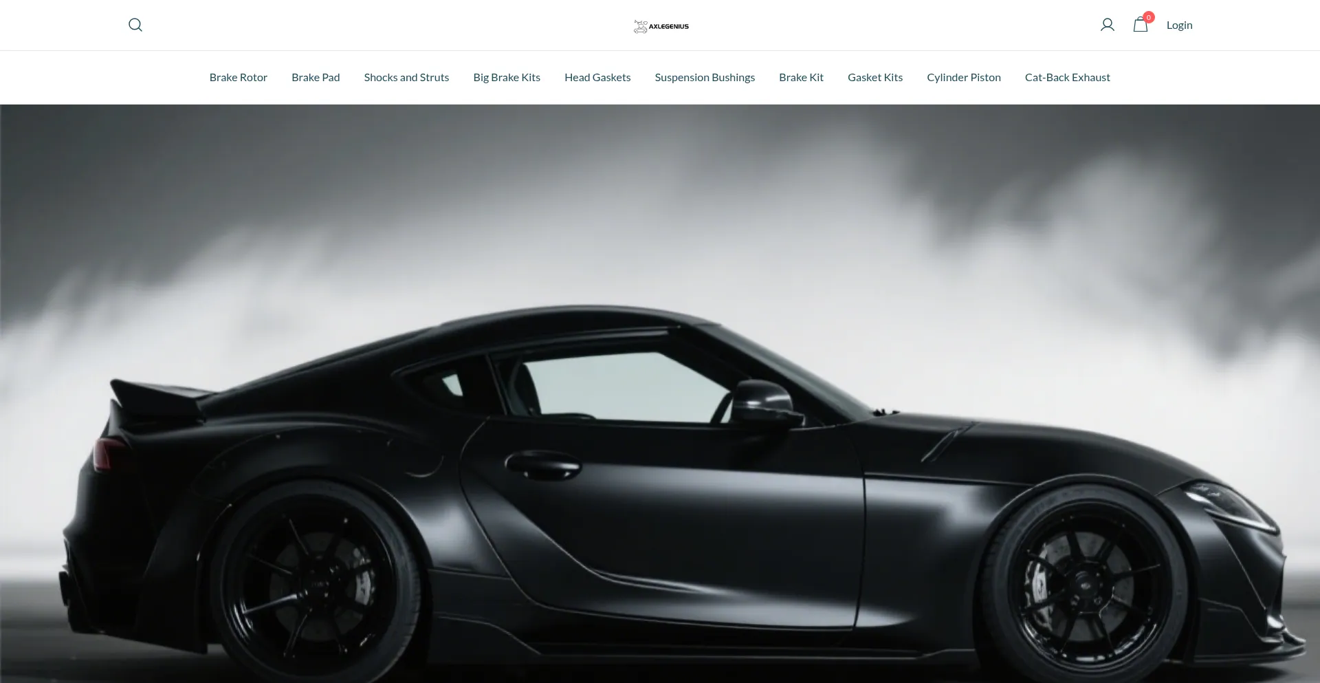 Website screenshot of Axlegenius.com