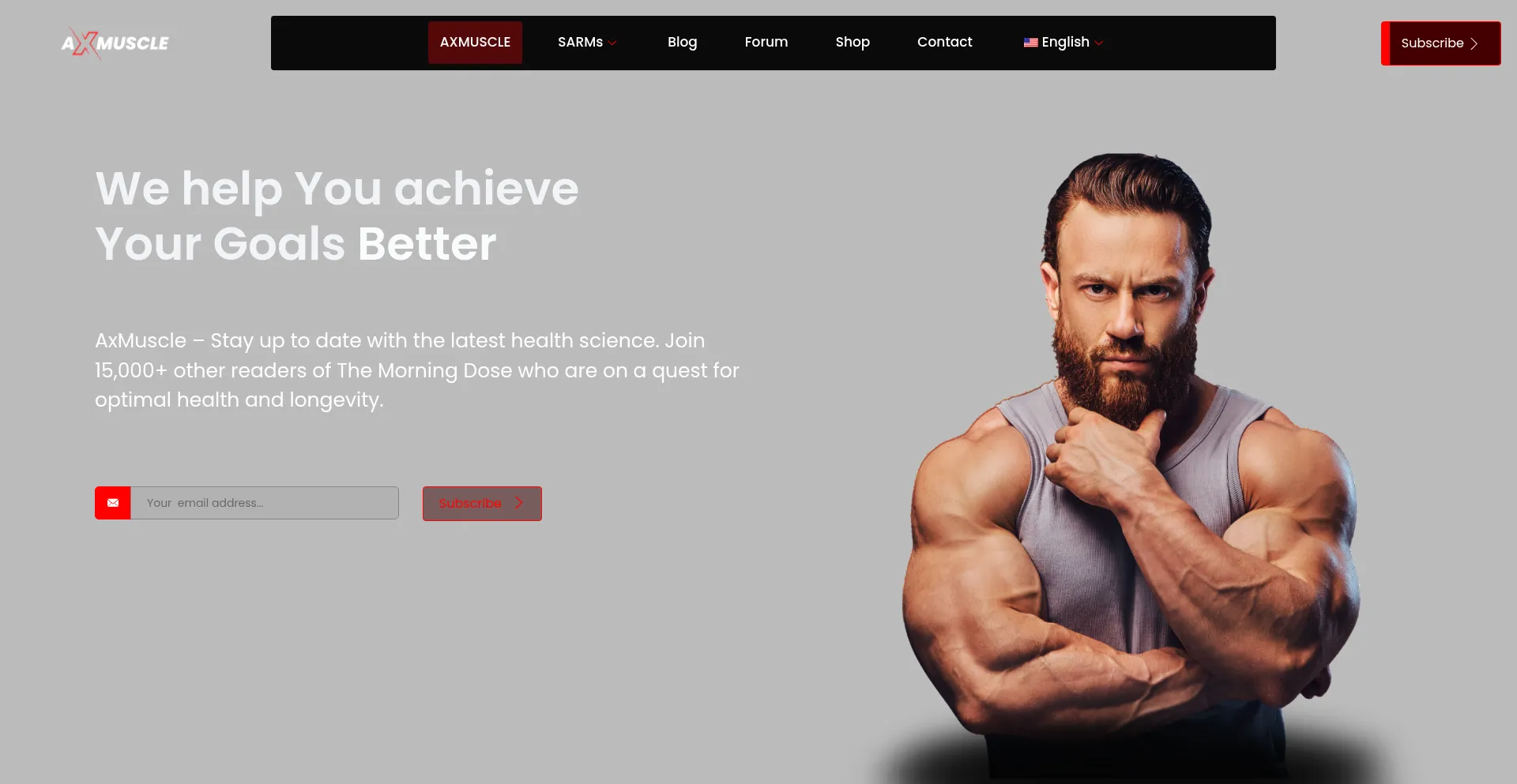 Axmuscle.com Screenshot