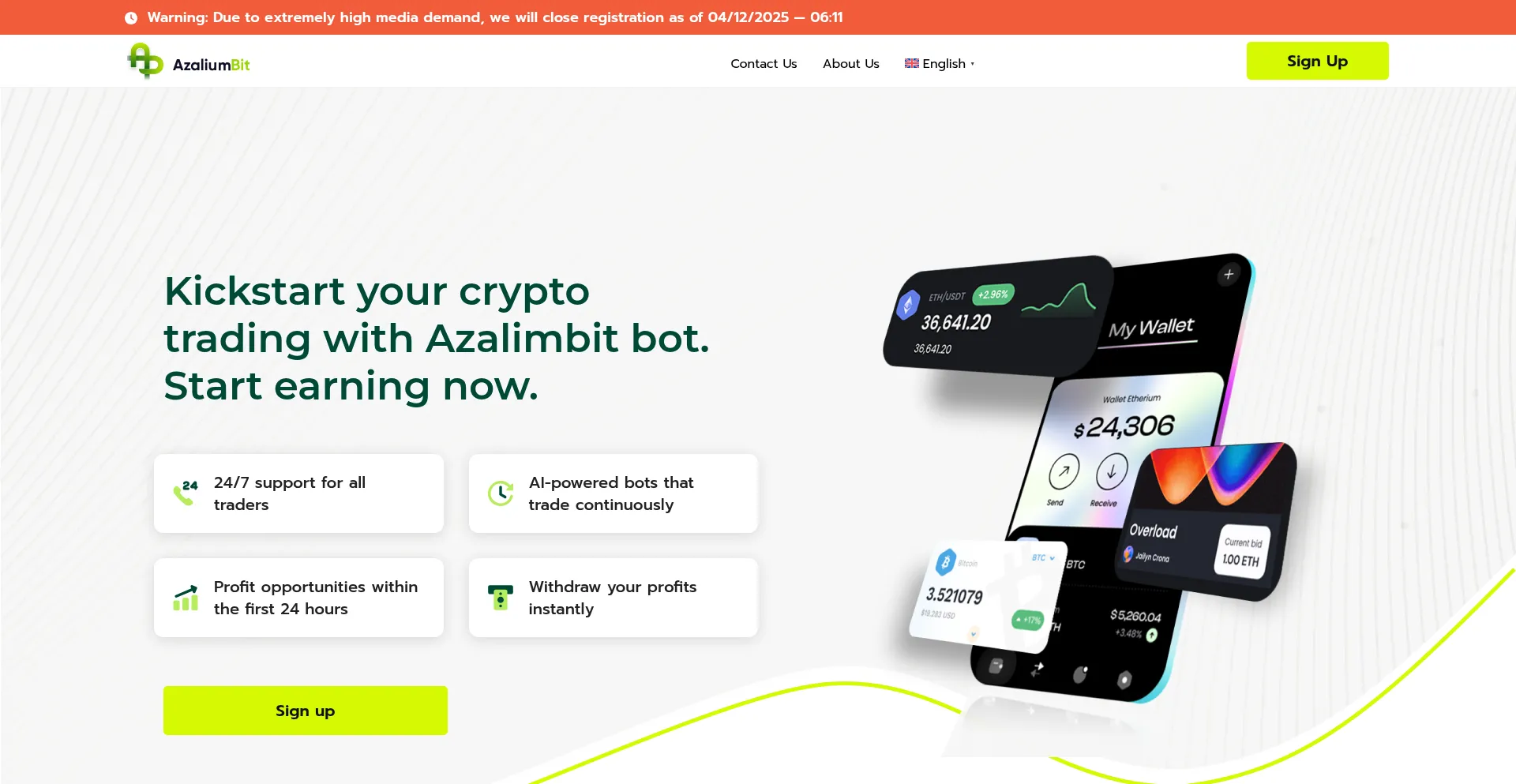 Website screenshot of Azaliumbit.net