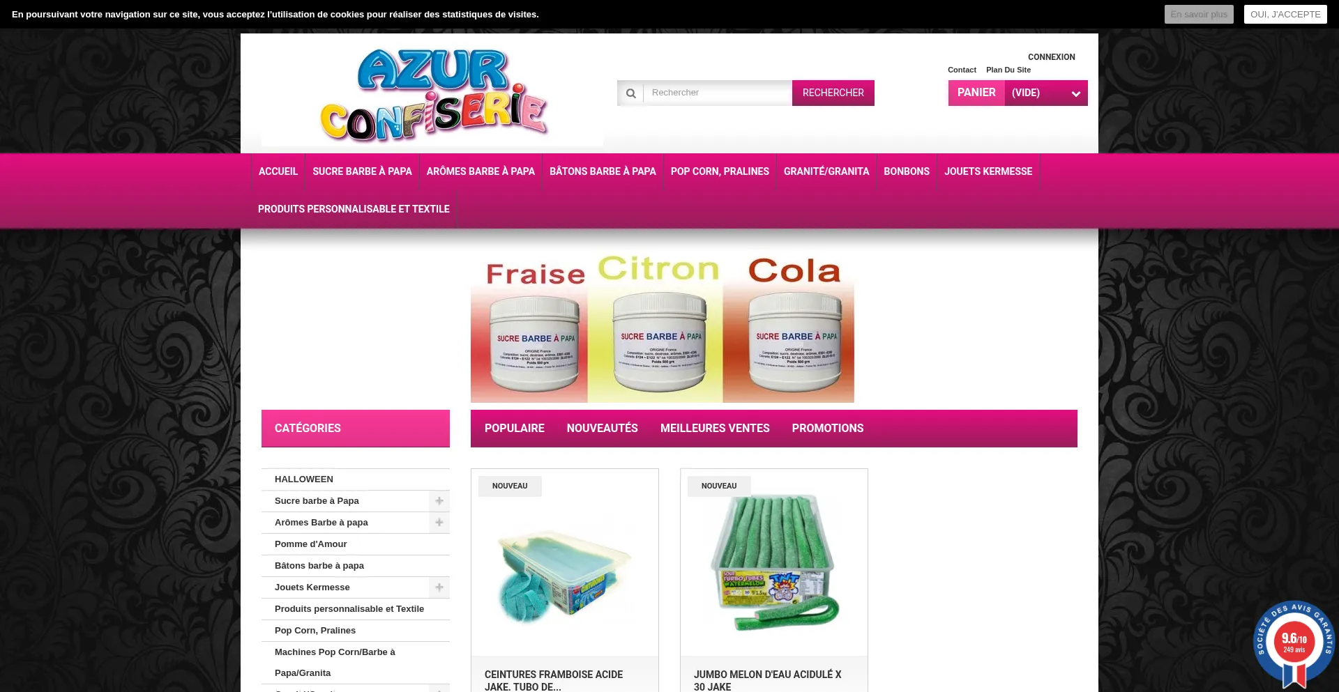 Azurconfiserie.fr