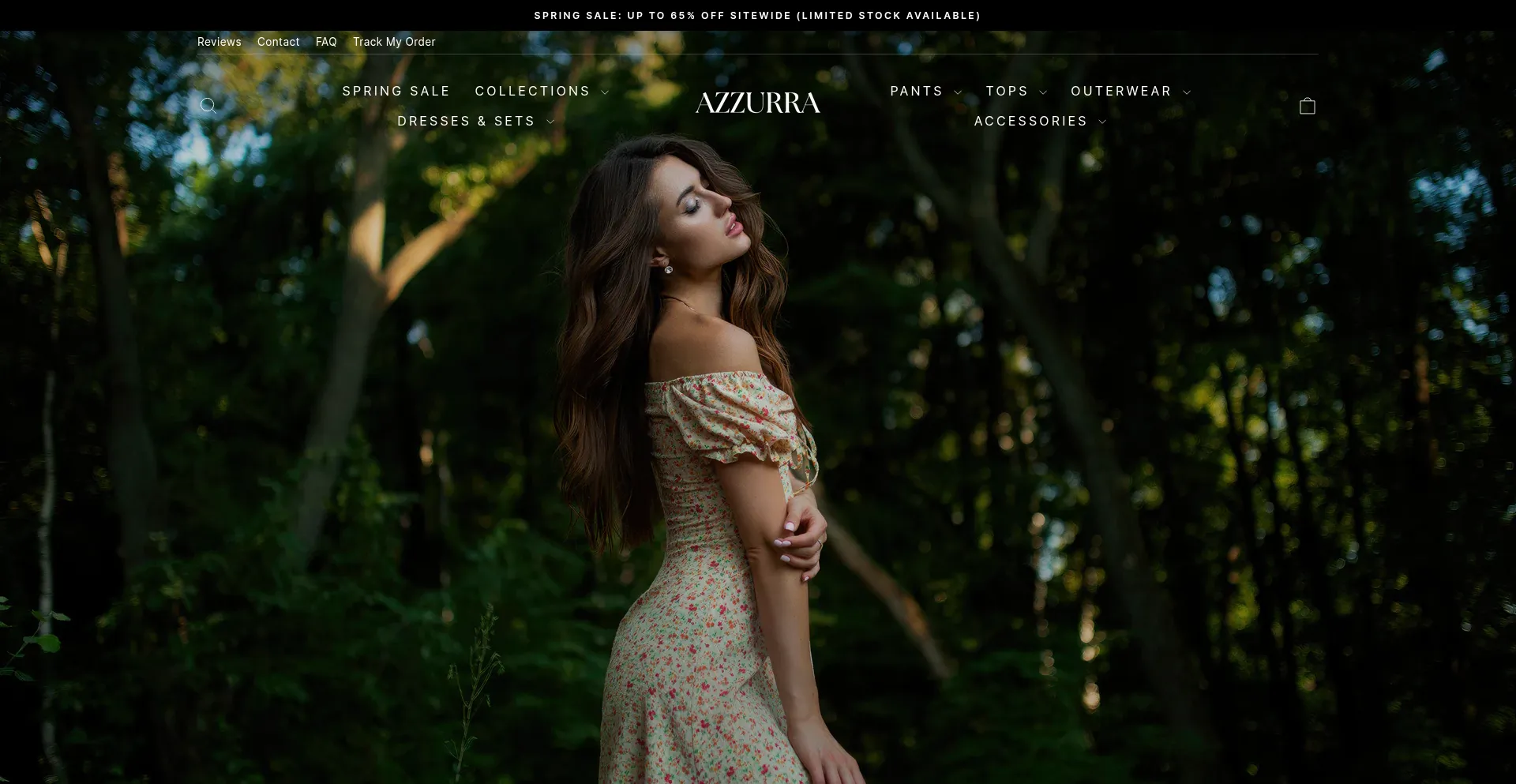 Website screenshot of Azzurraclo.com