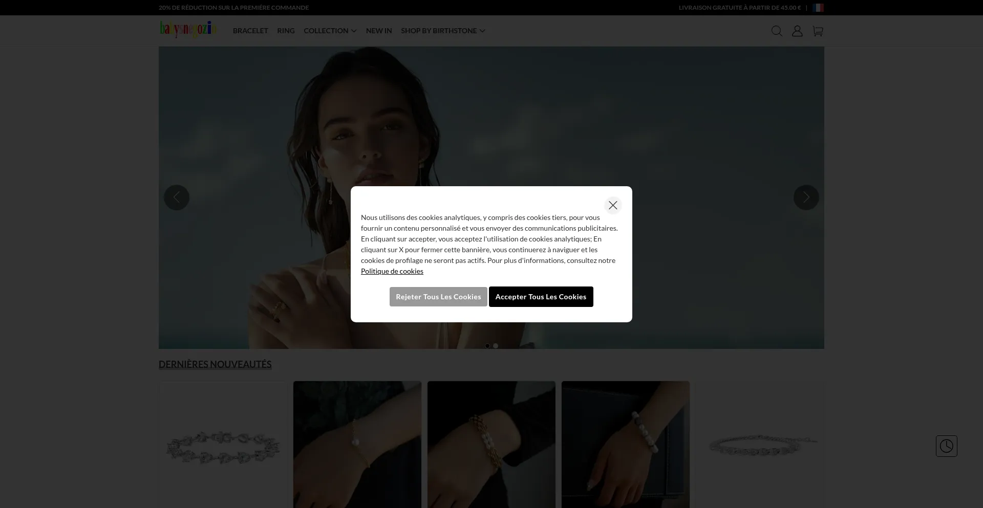 Website screenshot of Babysnegozio.shop