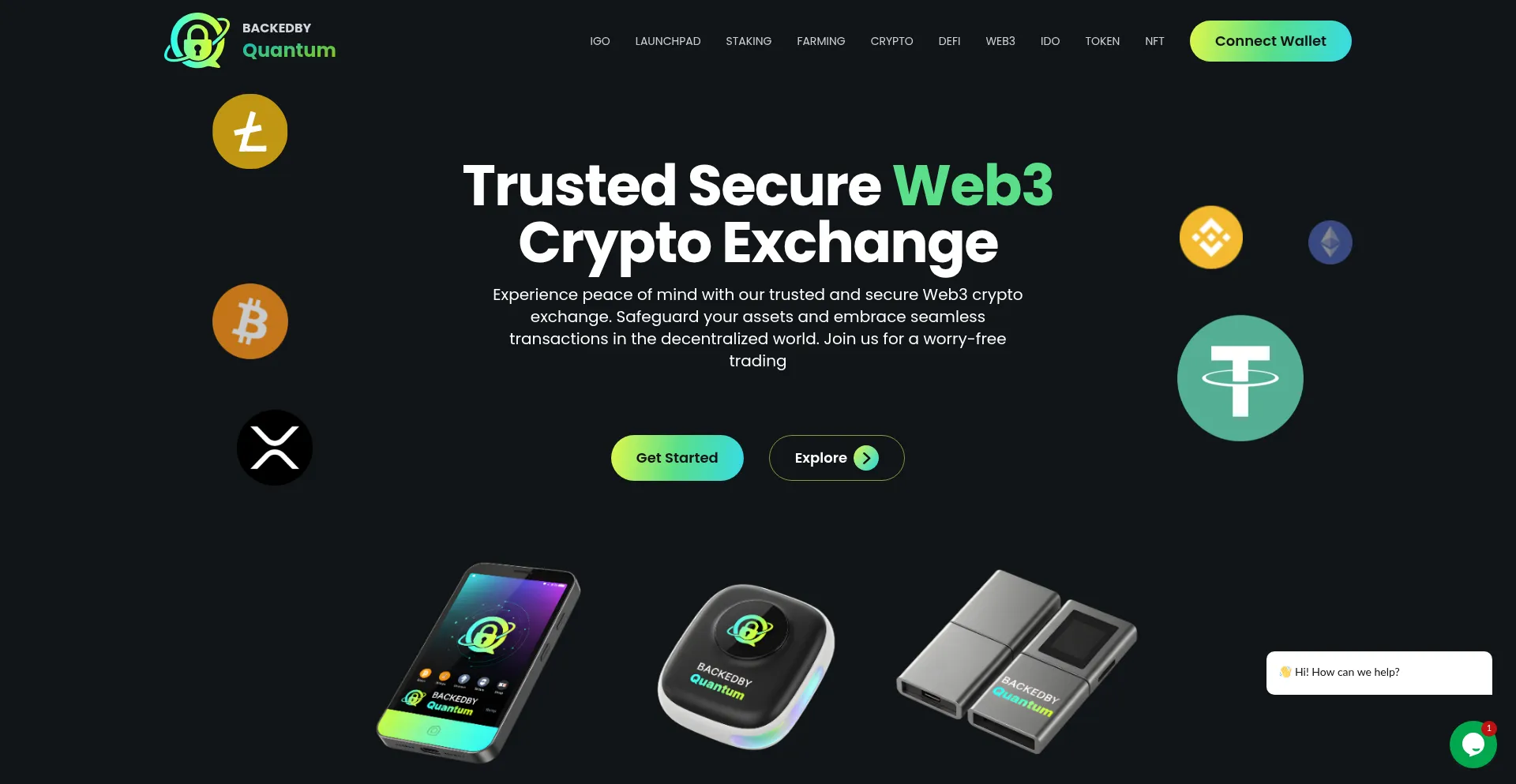 Backedbyquantum.com Screenshot