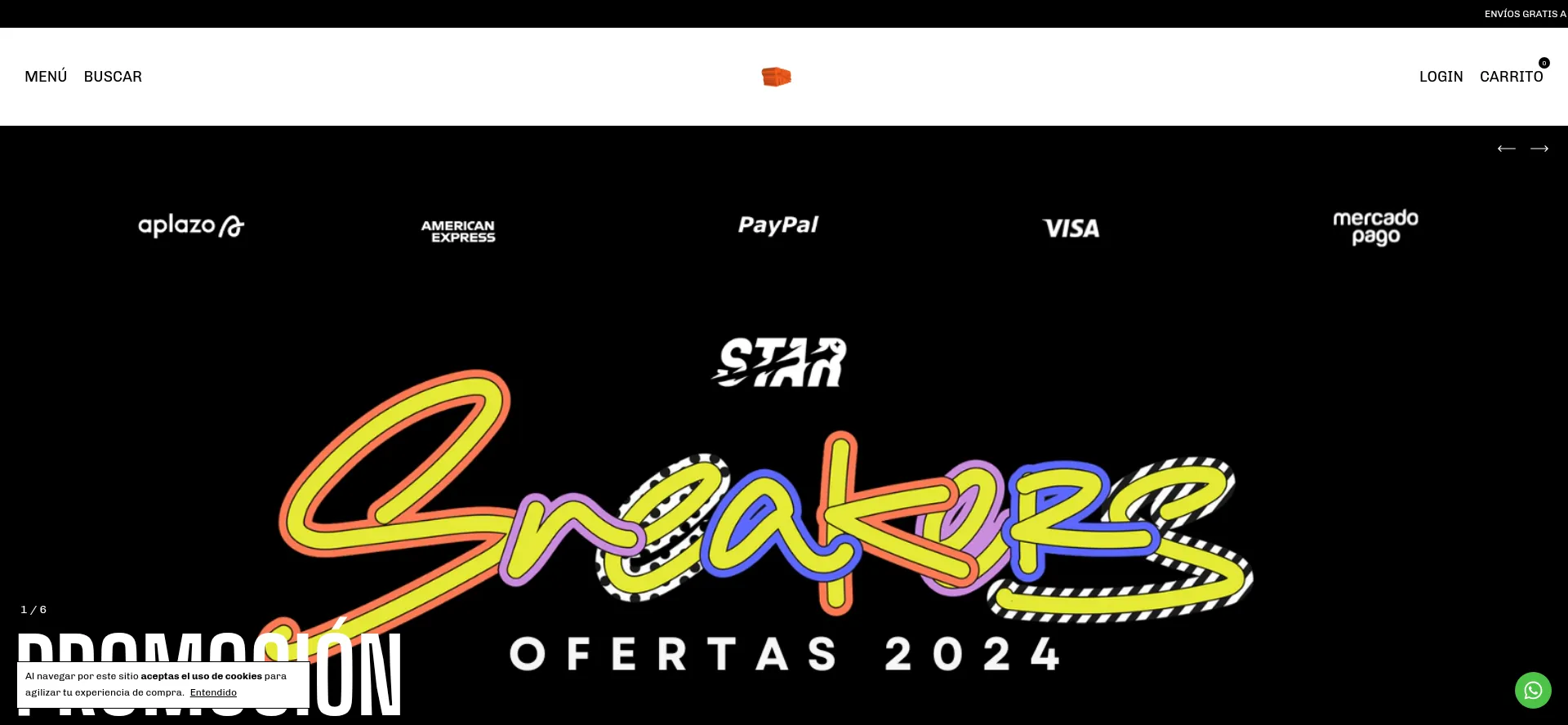 Website screenshot of Backstar.mx