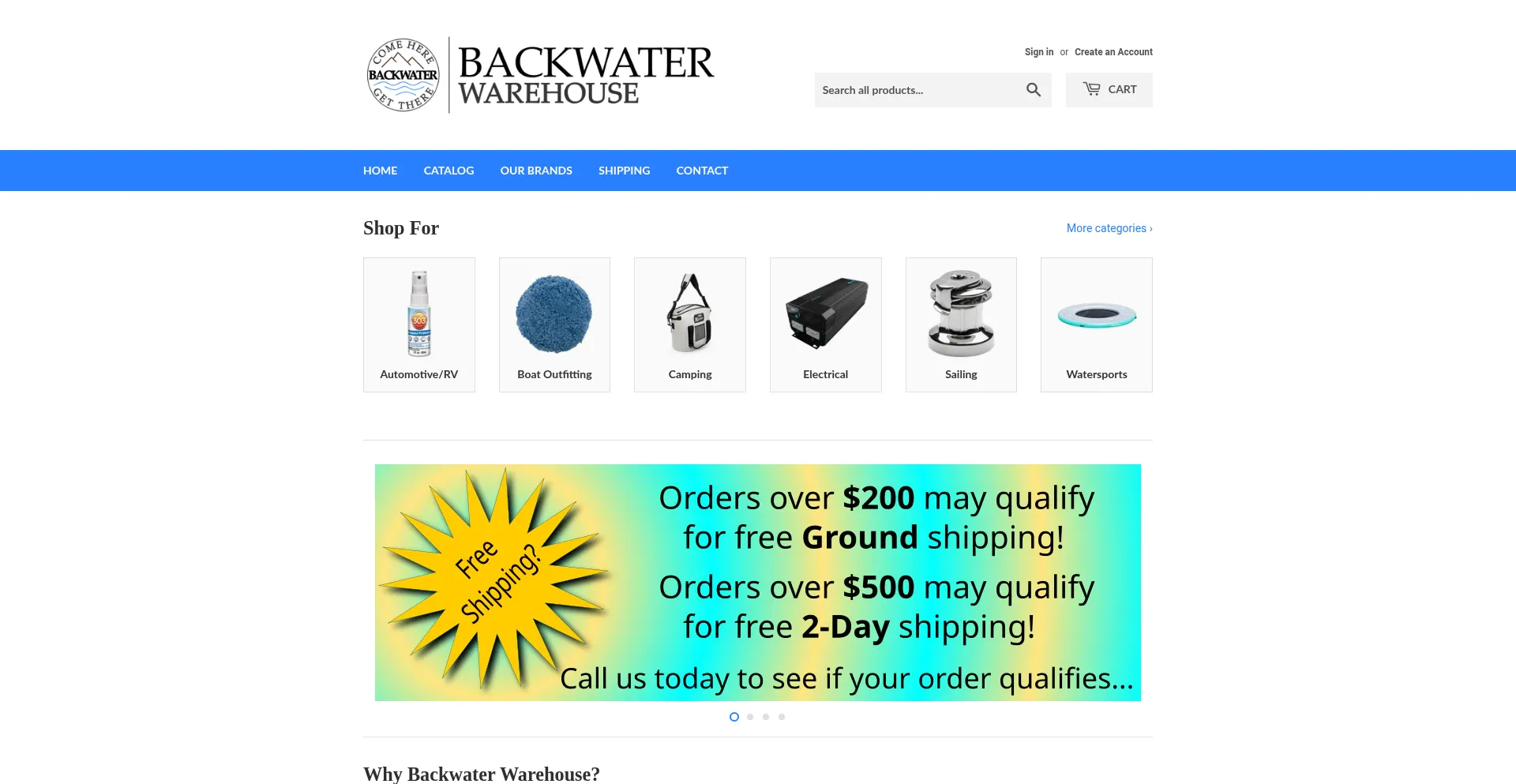 Backwaterwarehouse.com