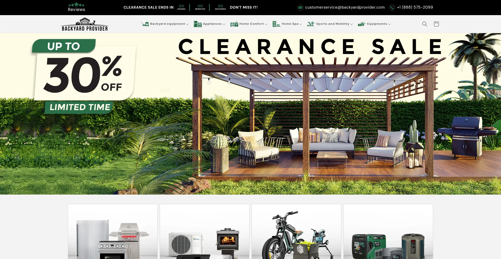 Backyardprovider.com Screenshot