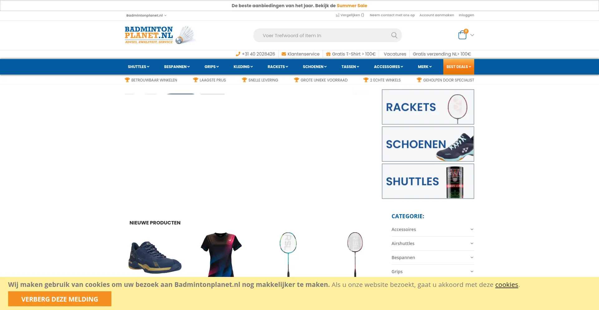 Is Badmintonplanet.nl Safe?