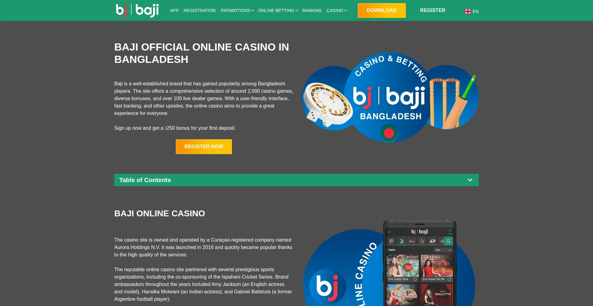 Bajisbet.com Screenshot