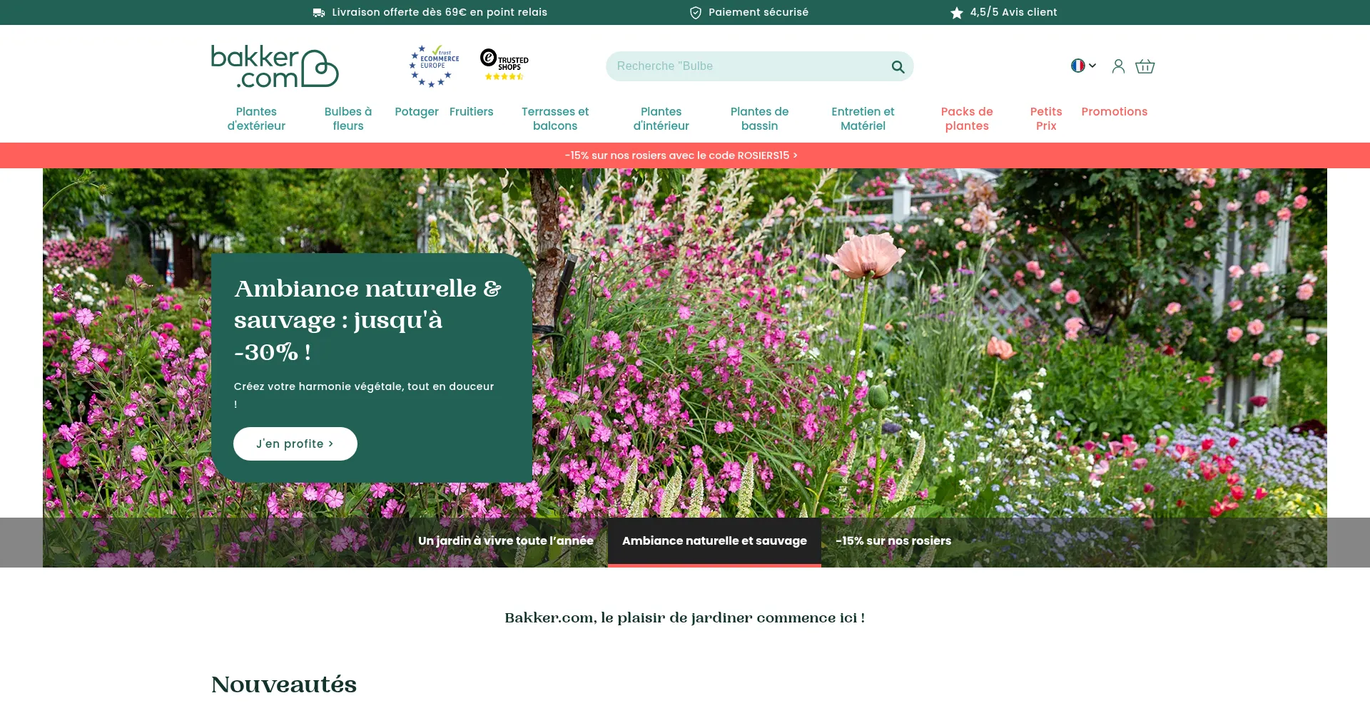 Bakker.com Screenshot