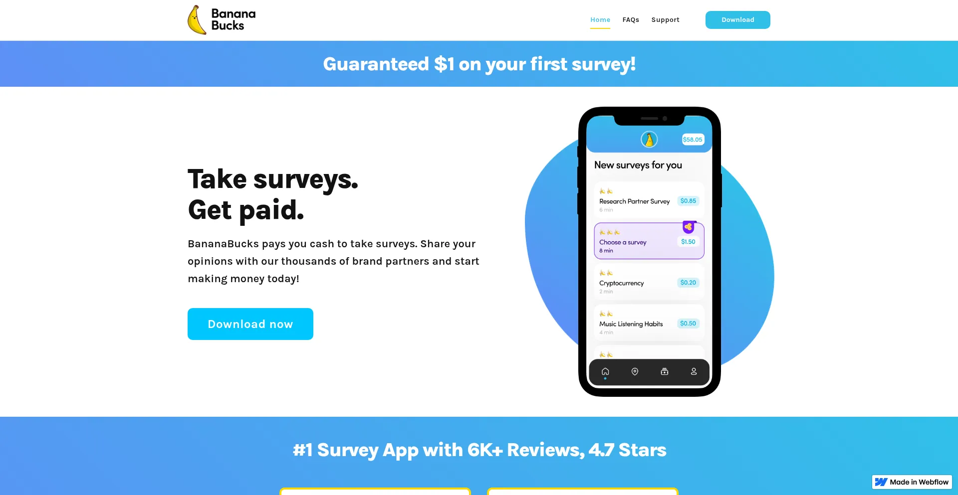 Bananabucks.co Screenshot