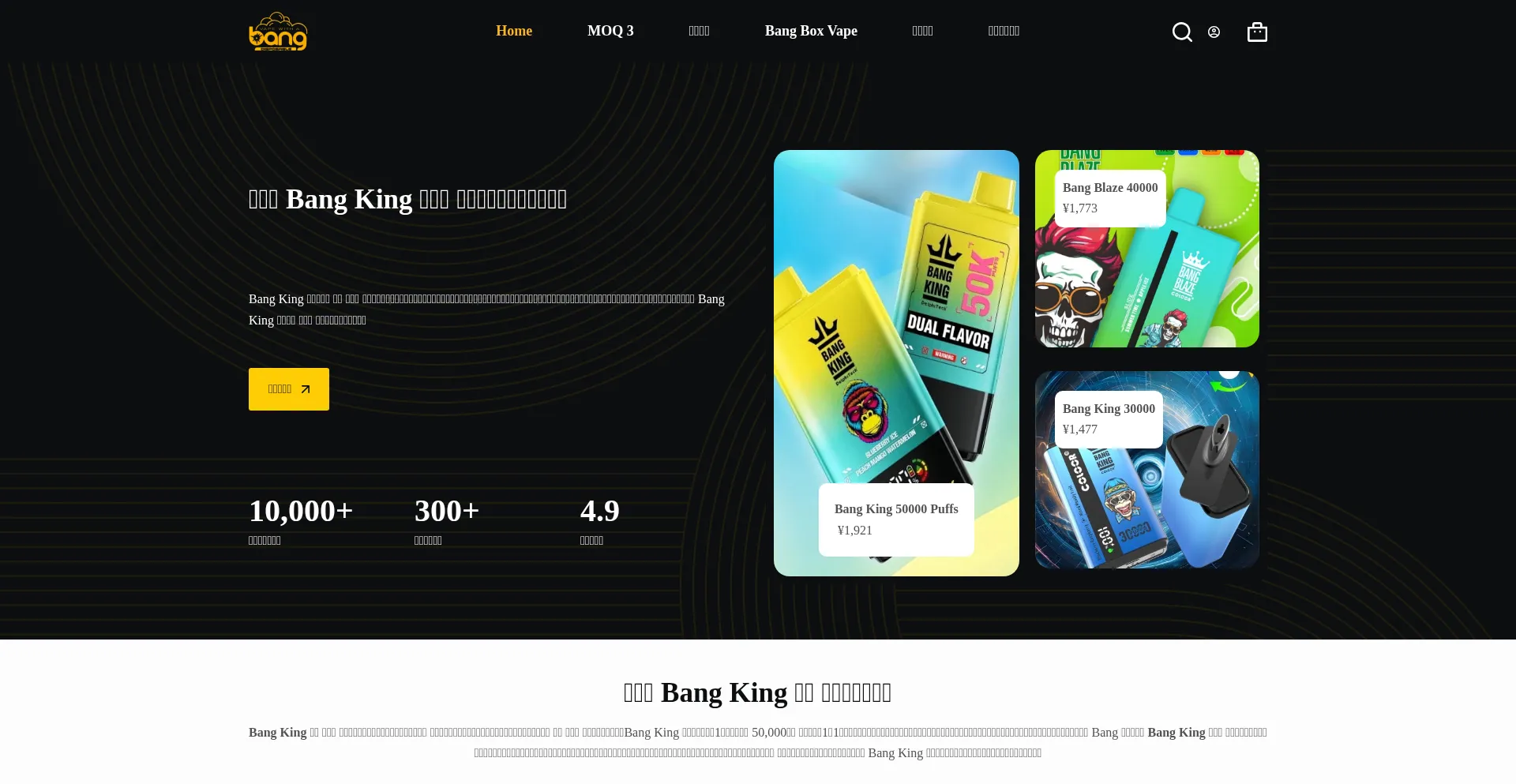 Website screenshot of Bangkingjapan.com