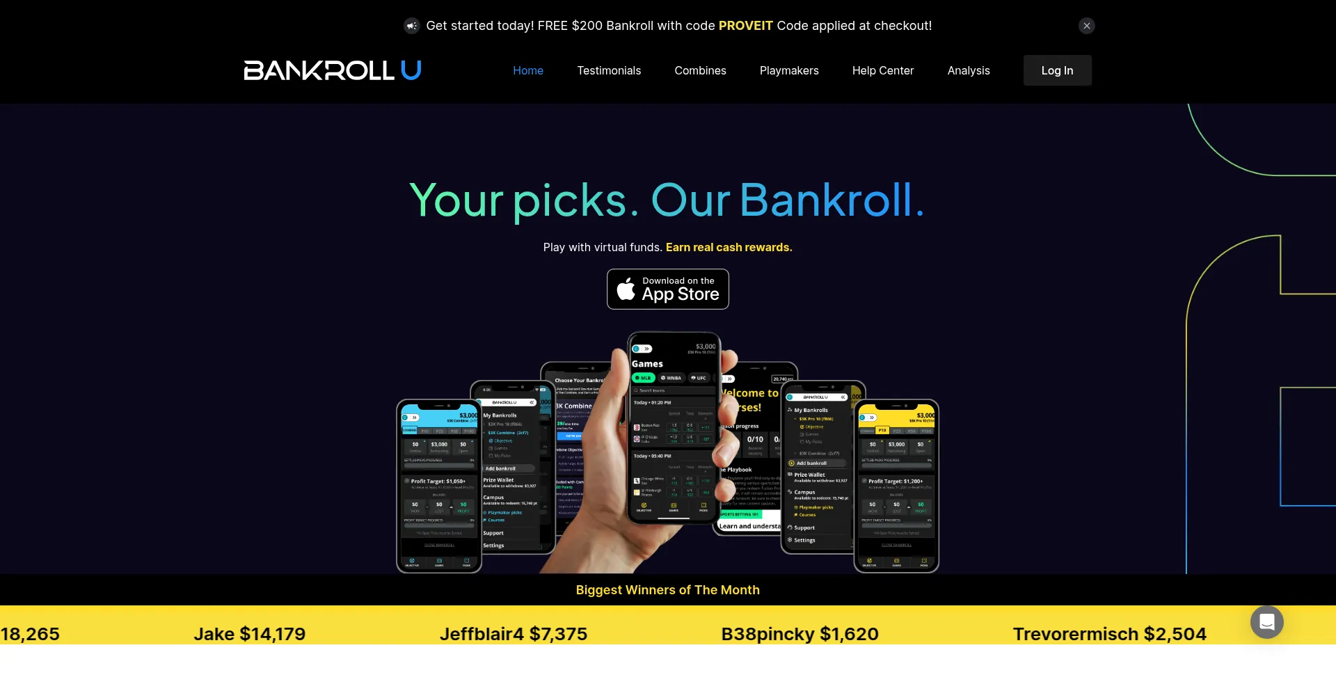 Bankrollu.com Screenshot