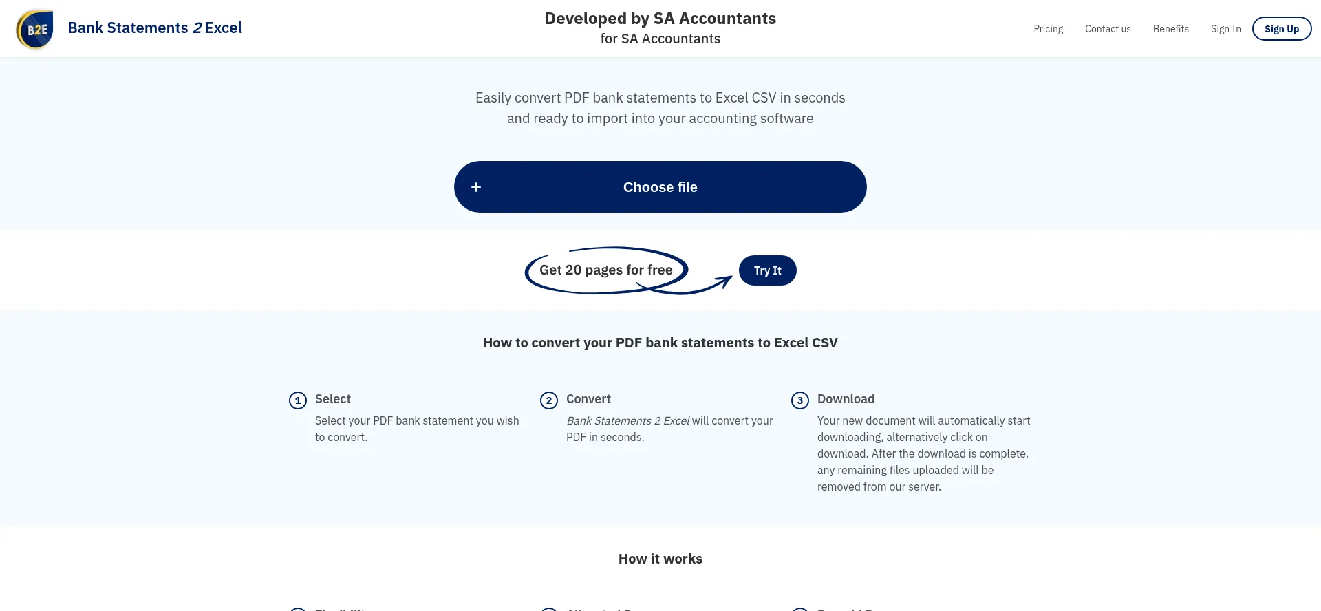 Bankstatements2excel.co.za
