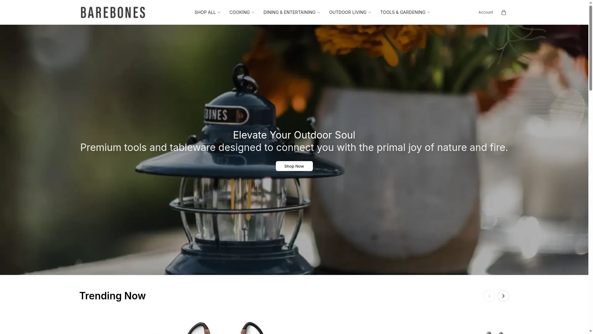 Bareboneslivingoutdoor.shop