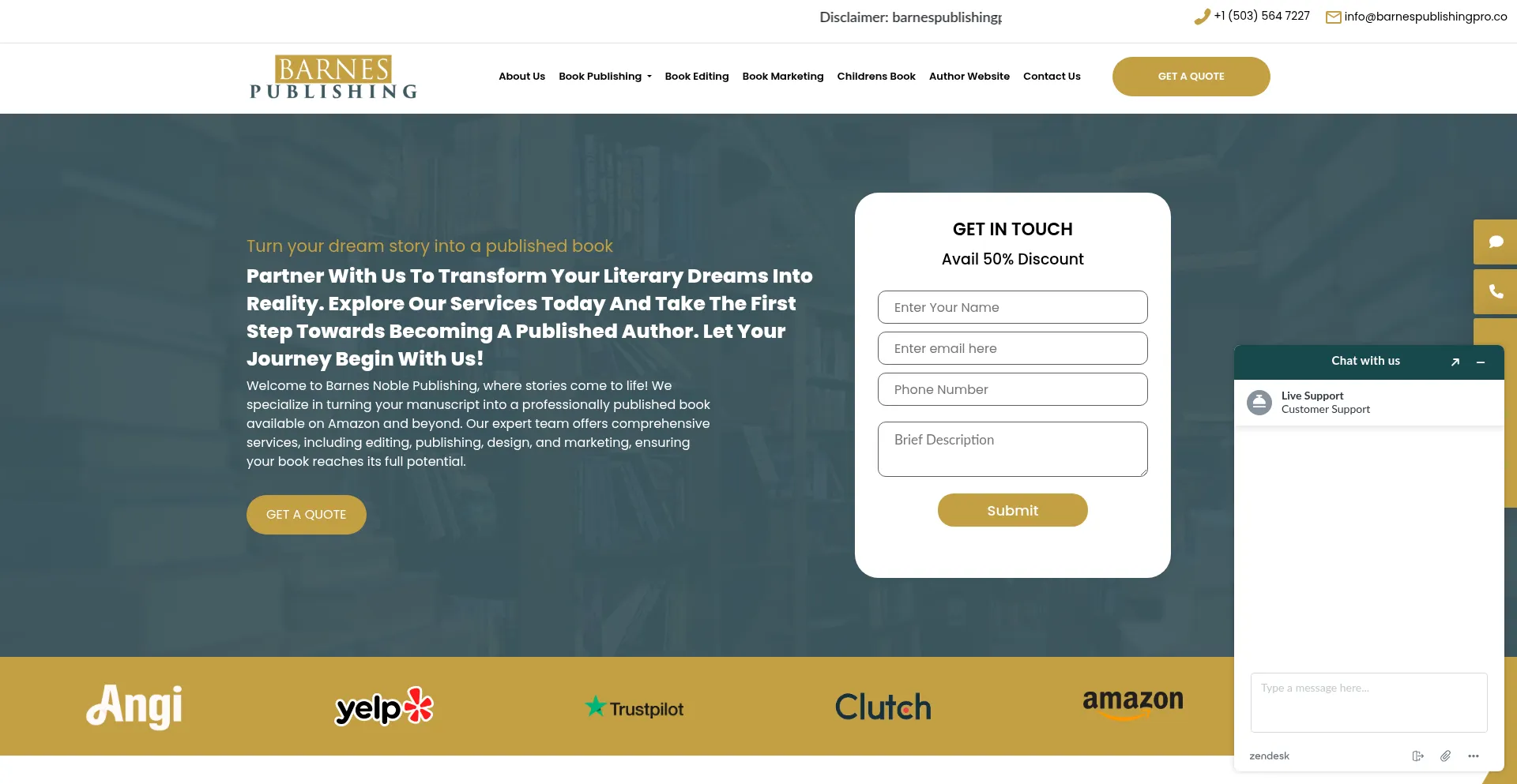 Is Barnespublishingpro.co Safe?
