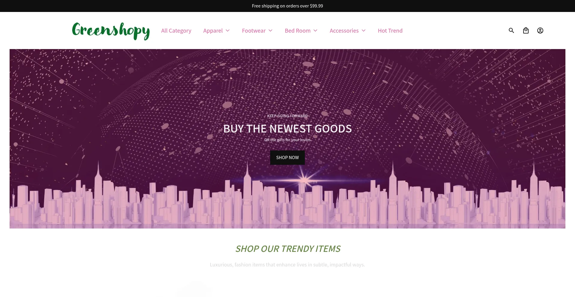Website screenshot of Baseshop.store