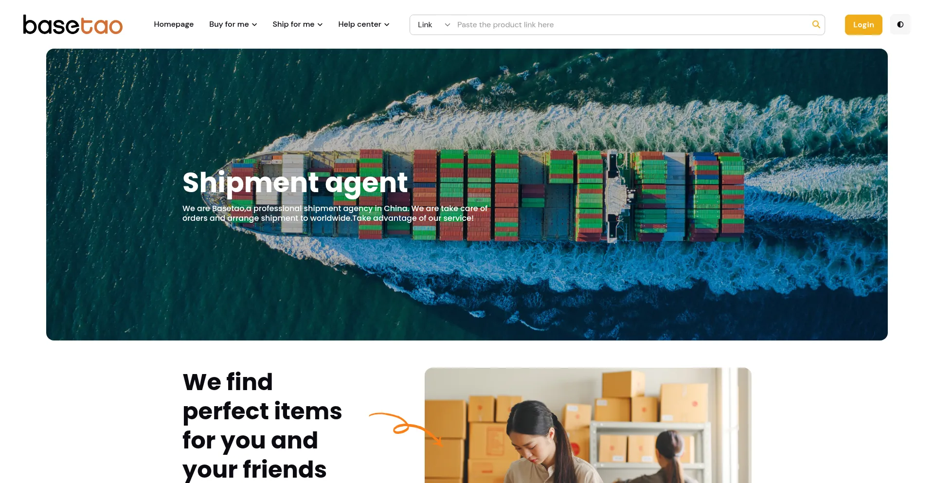 Website screenshot of Basetao.com