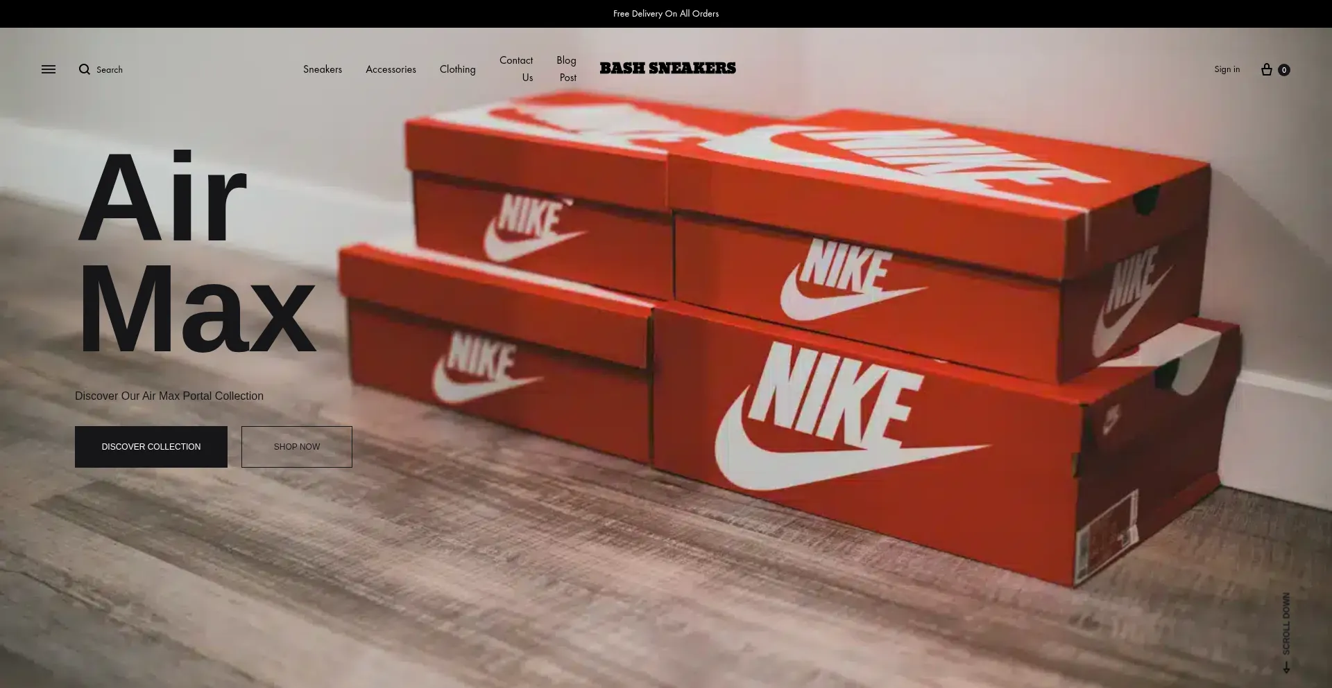 Bashsneakers.co.za Screenshot