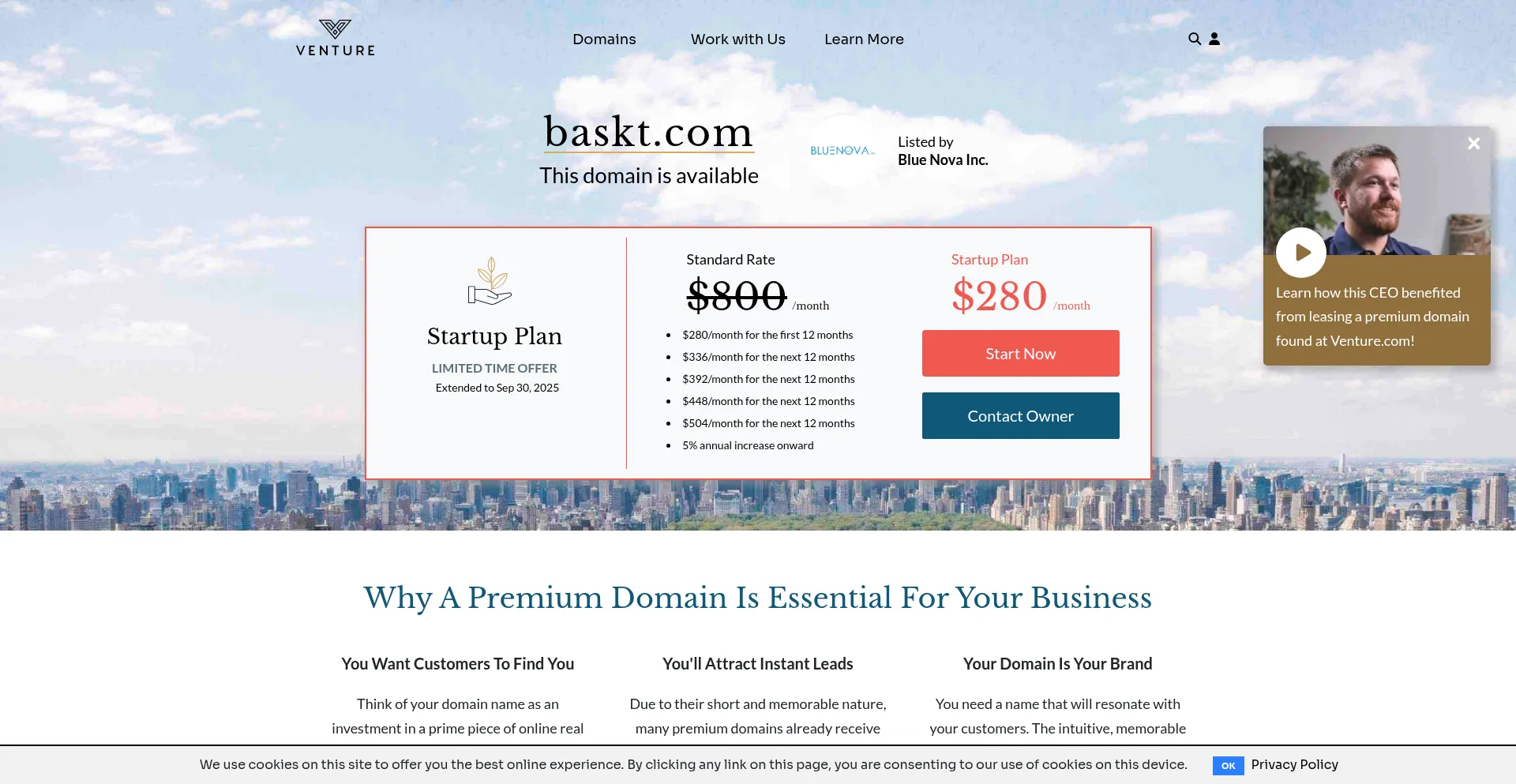 Baskt.com Screenshot