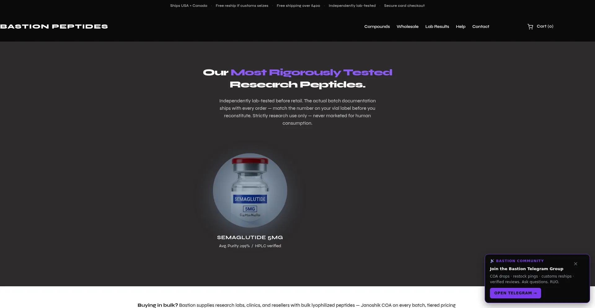 Bastionpeptides.com
