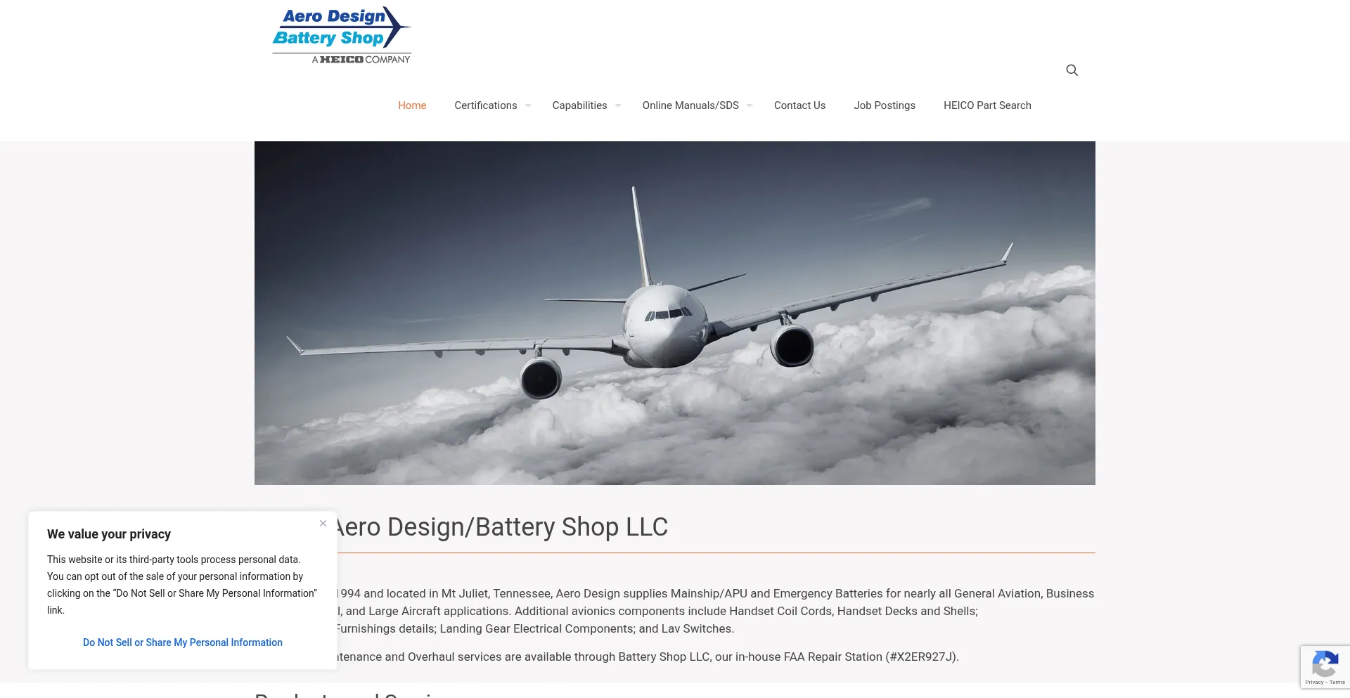 Batteryshop.com Screenshot