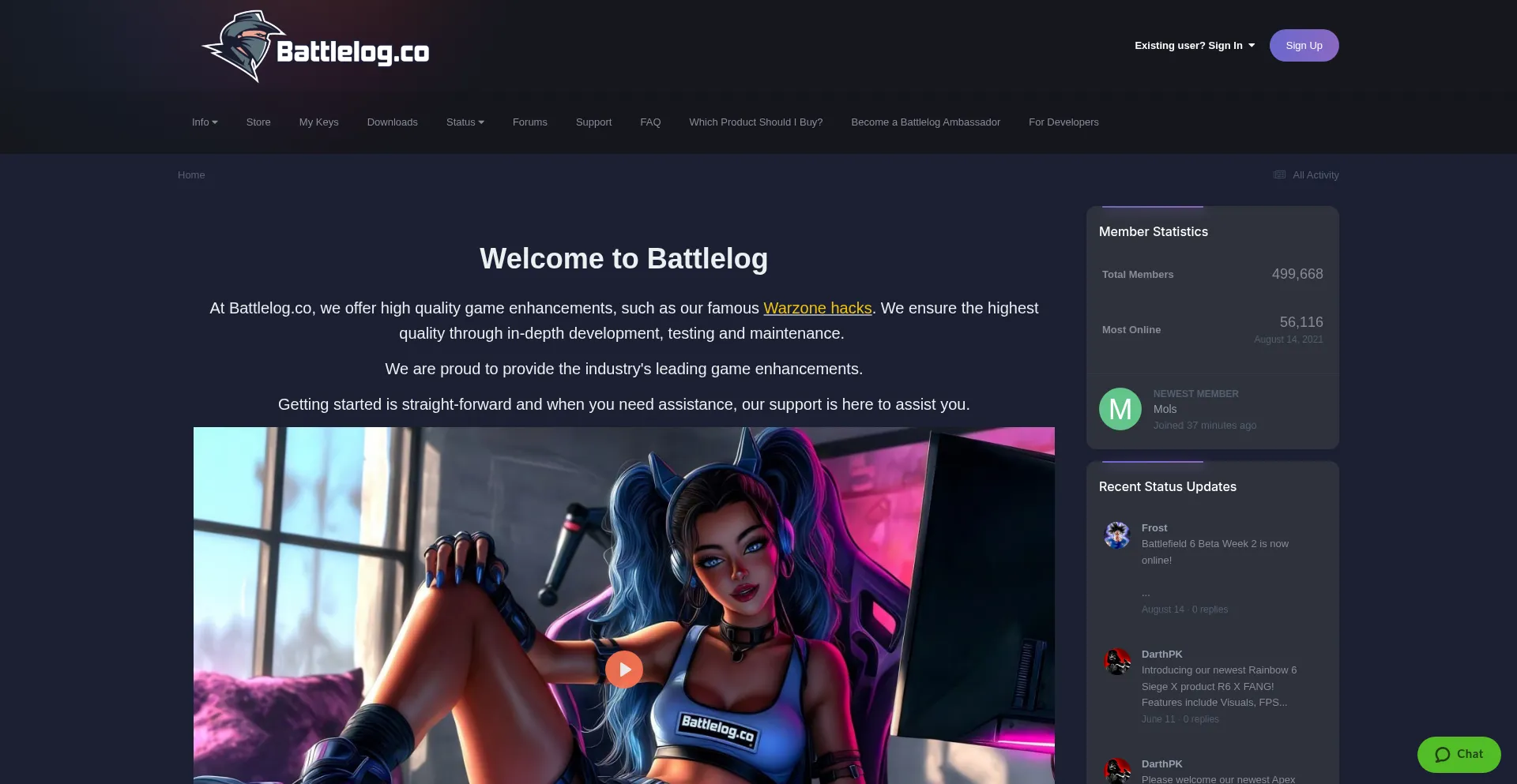 Battlelog.co Screenshot