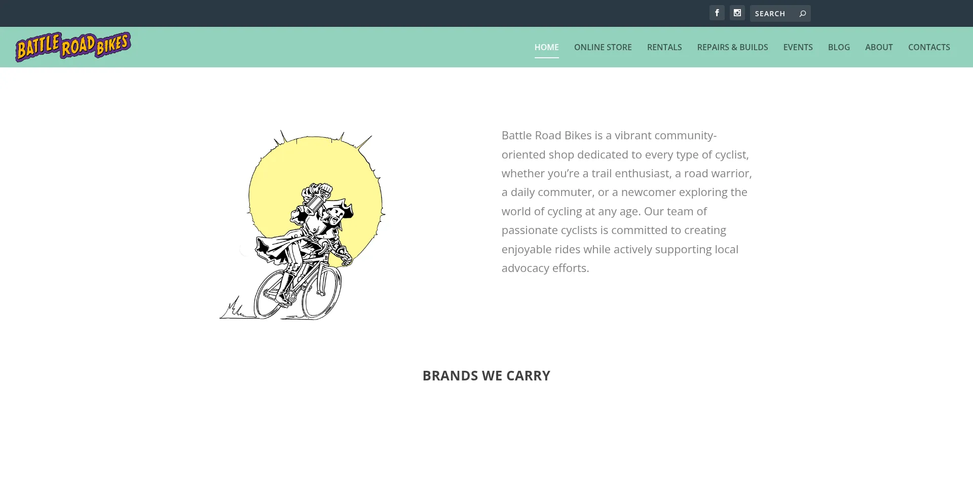 Battleroadbikes.com Screenshot