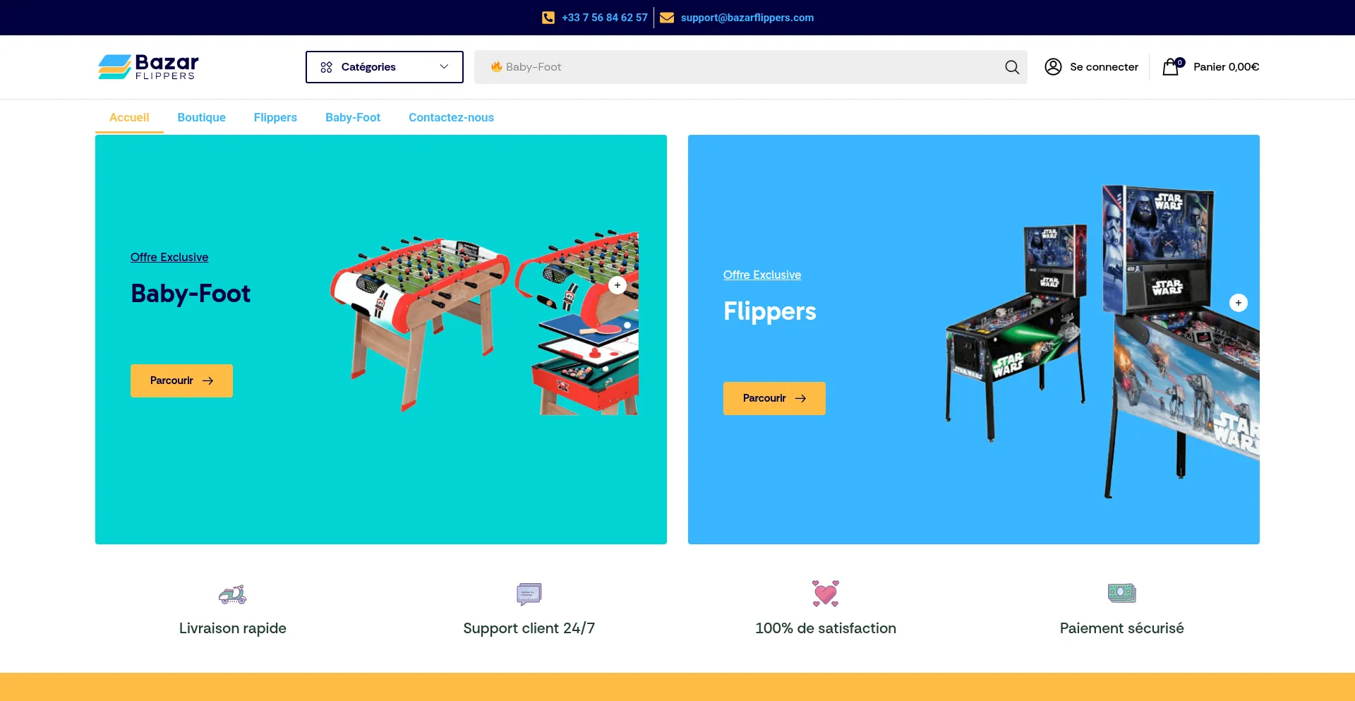 Bazarflippers.com Screenshot