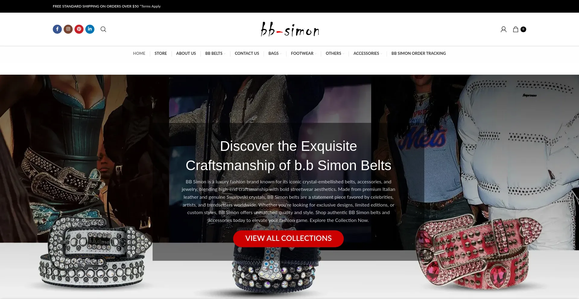 Website screenshot of Bb-simon.com