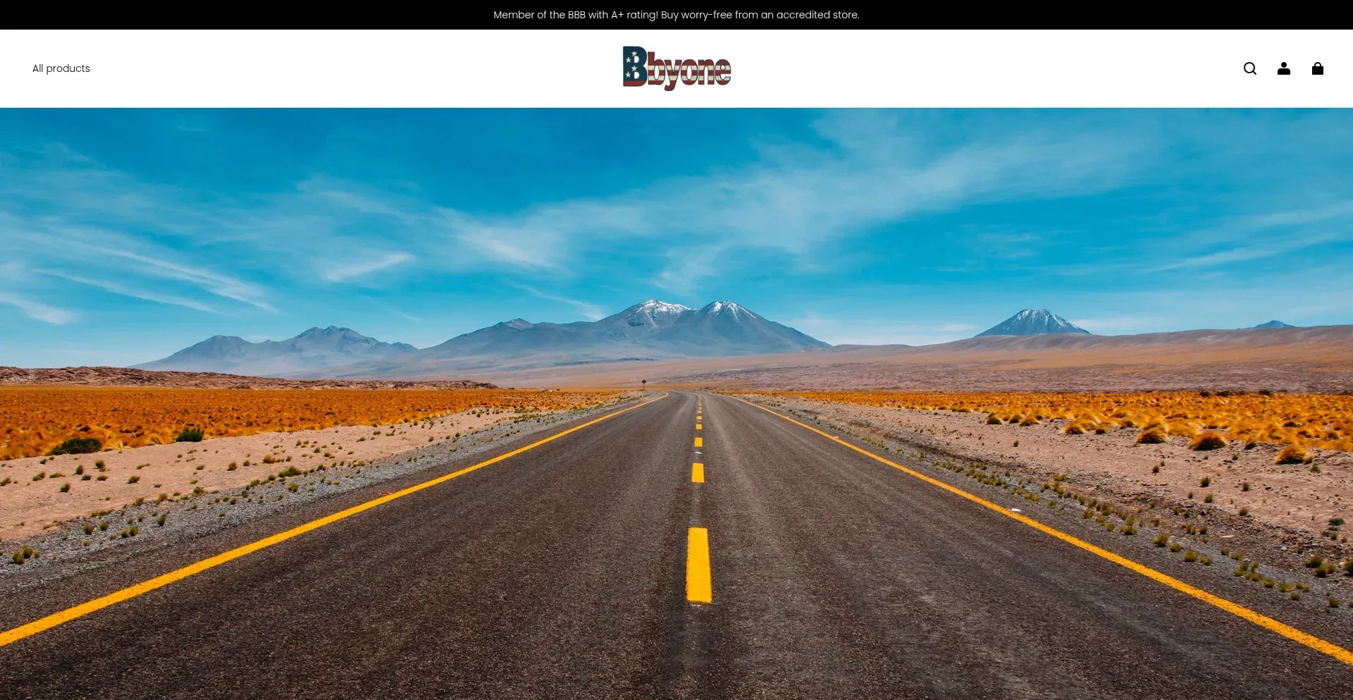 Website screenshot of Bbyone.com