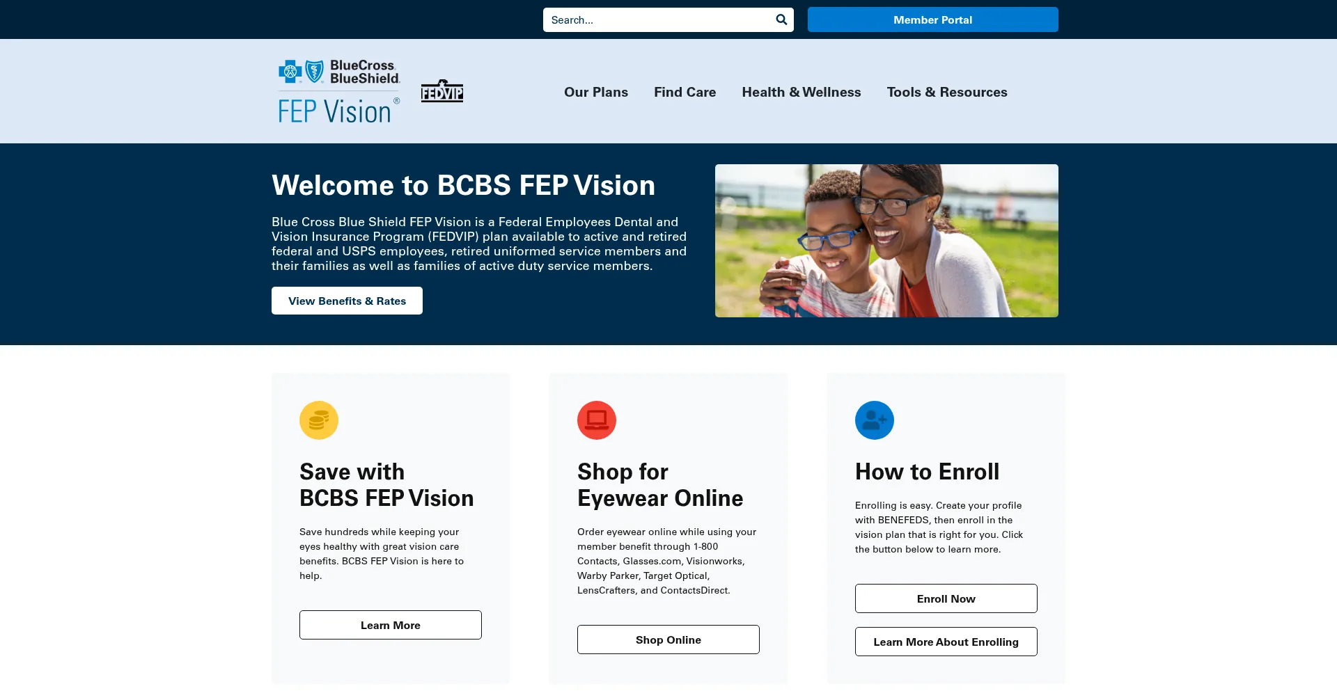 Bcbsfepvision.com