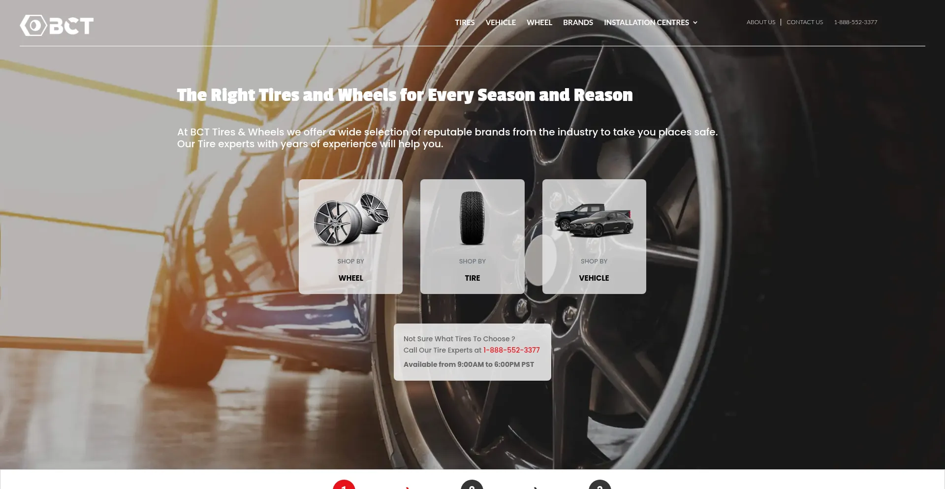 Bcttireswheels.ca Screenshot