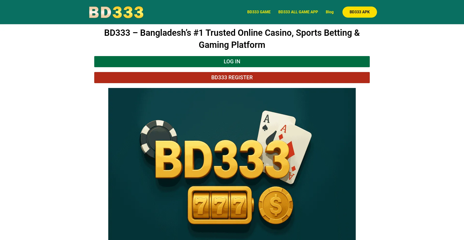 Website screenshot of Bd3-33.com