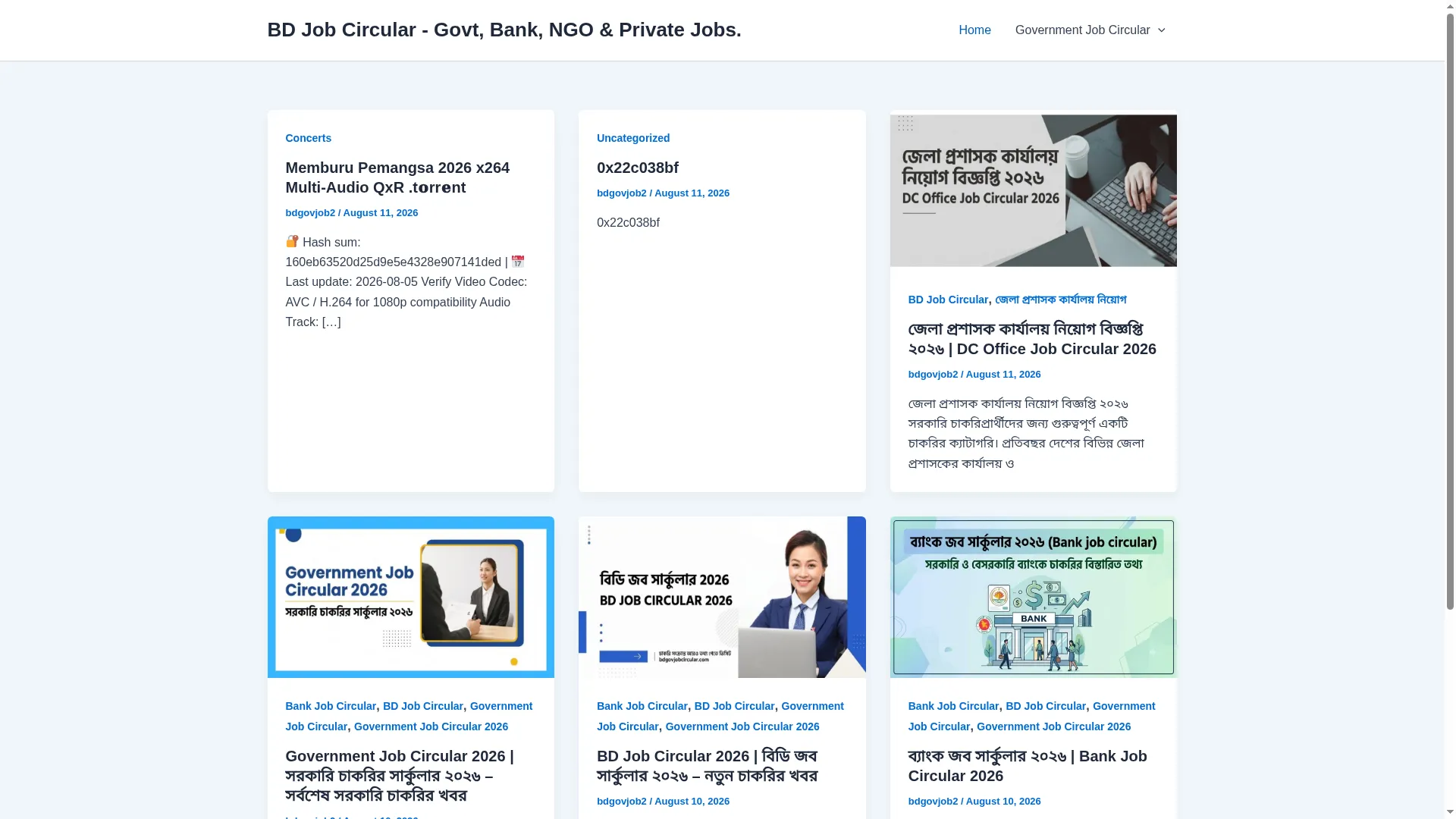 Bdgovjobcircular.com